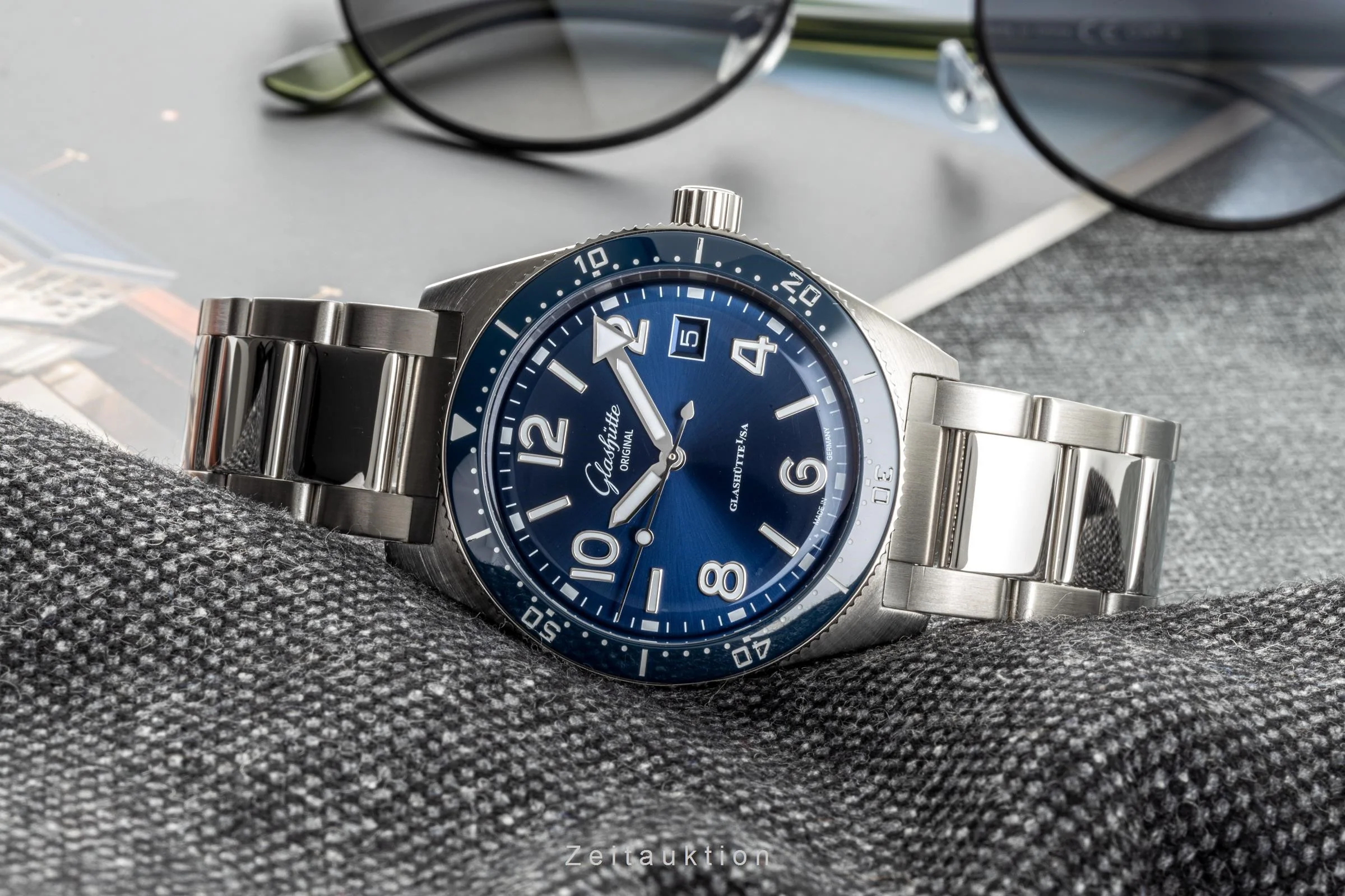 Glashütte SeaQ steel automatic men's watch 139-11-09-81-70 LP: 11100EUR  [2300595] - Image 2