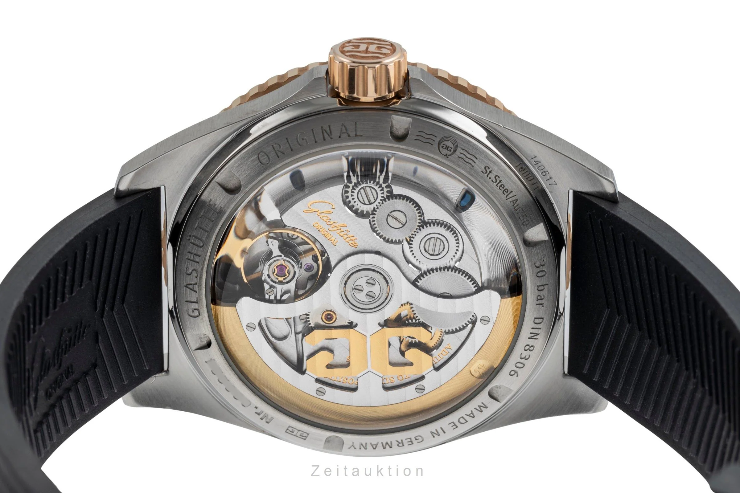 Glashütte SeaQ steel / gold automatic men's watch 1-36-13-04-91-06 LP: 16300EUR  [2503893] - Image 11