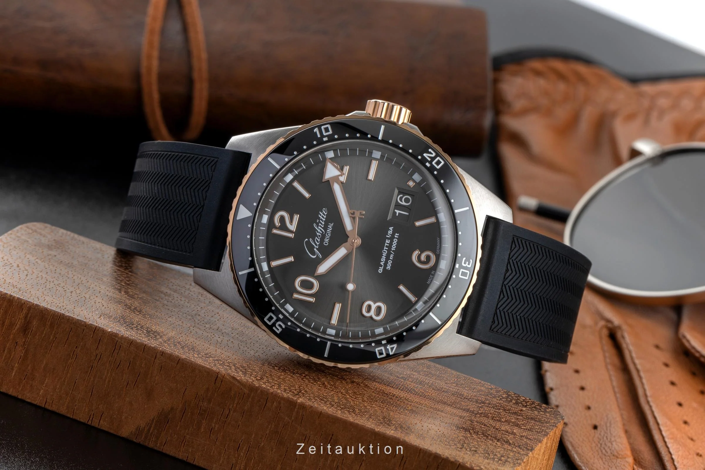 Glashütte SeaQ steel / gold automatic men's watch 1-36-13-04-91-06 LP: 16300EUR  [2503893] - Image 3