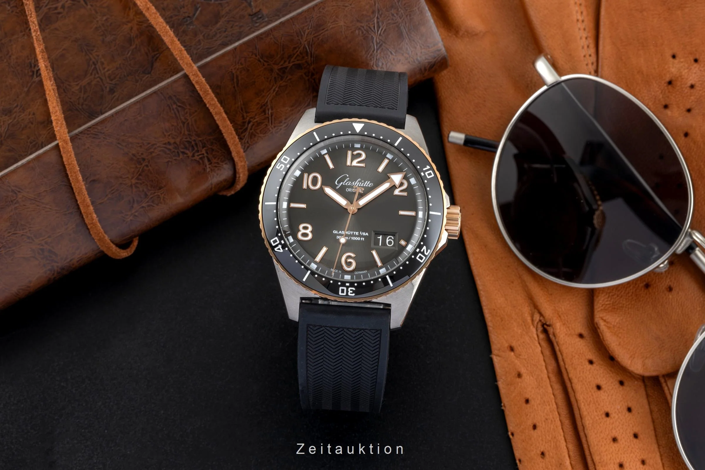 Glashütte SeaQ steel / gold automatic men's watch 1-36-13-04-91-06 LP: 16300EUR  [2503893] - Image 4