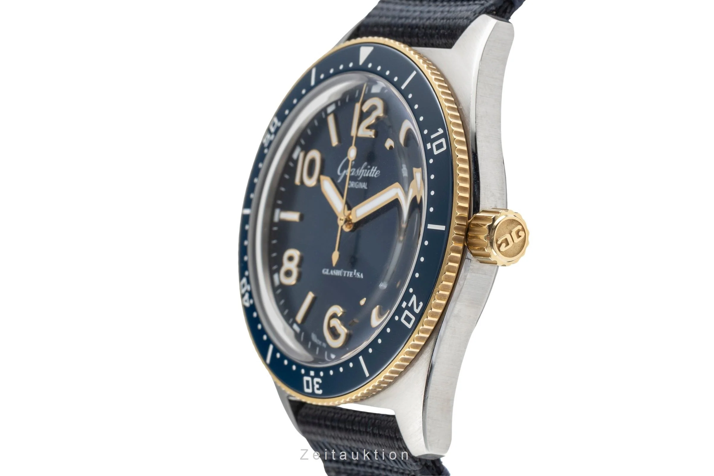 Glashütte SeaQ steel / gold automatic men's watch 1-39-11-10-90-34 LP: 13800EUR  [2504422] - Image 7