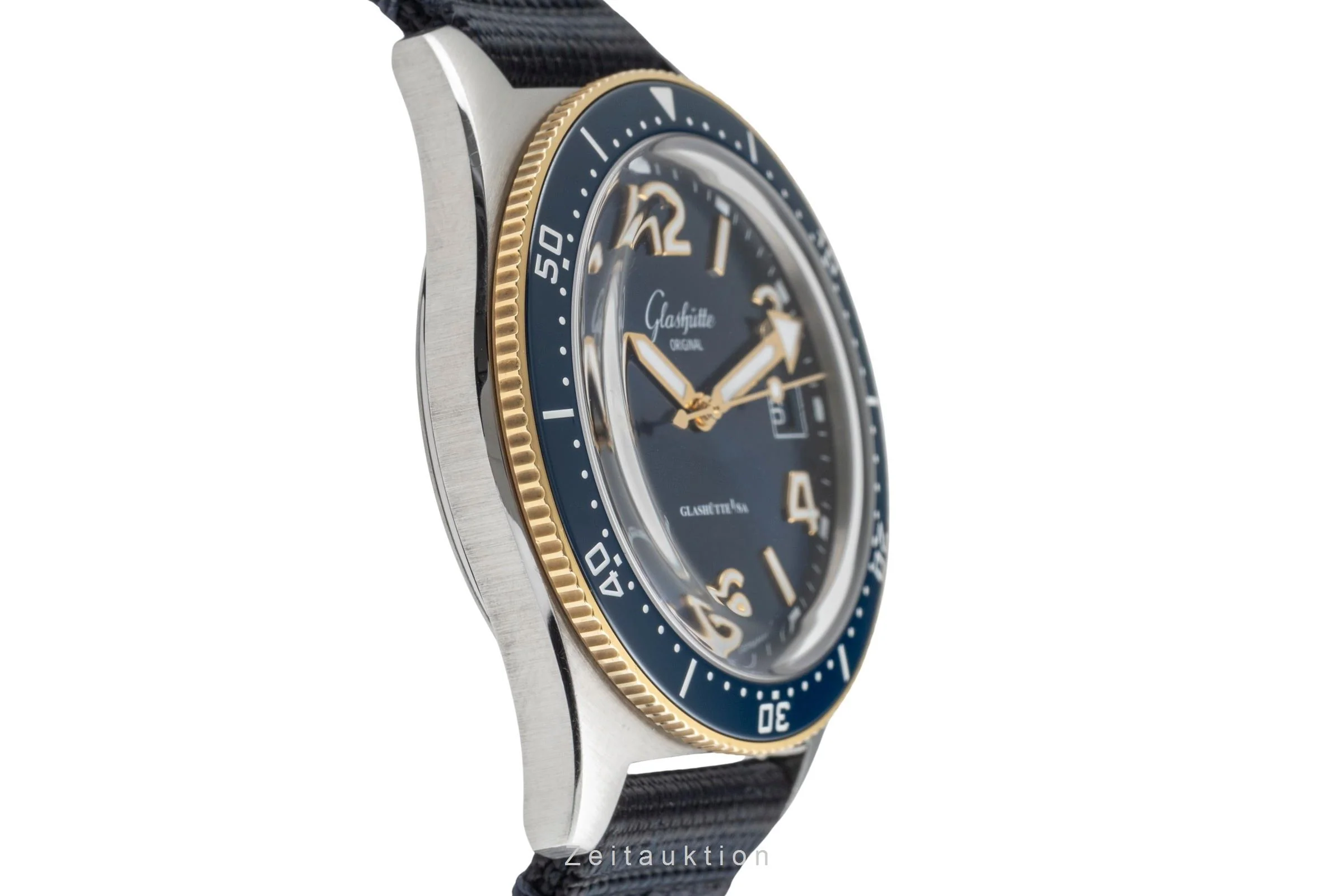 Glashütte SeaQ steel / gold automatic men's watch 1-39-11-10-90-34 LP: 13800EUR  [2504422] - Image 8