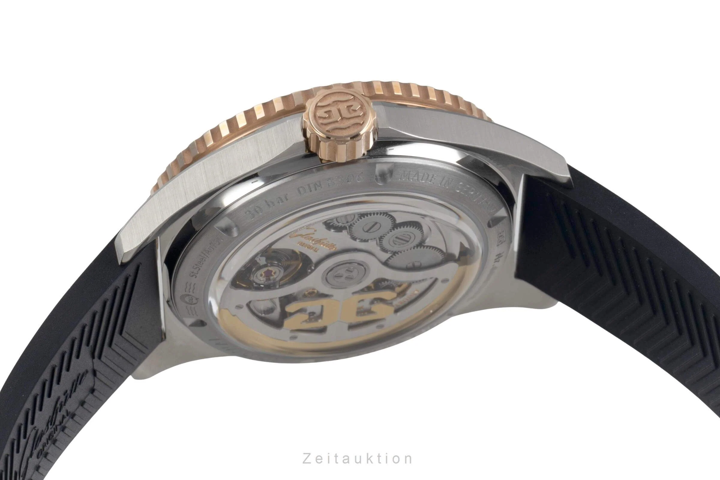 Glashütte SeaQ steel / gold automatic men's watch 136-13-04-91-33 LP: 16600EUR  [2501563] - Image 11