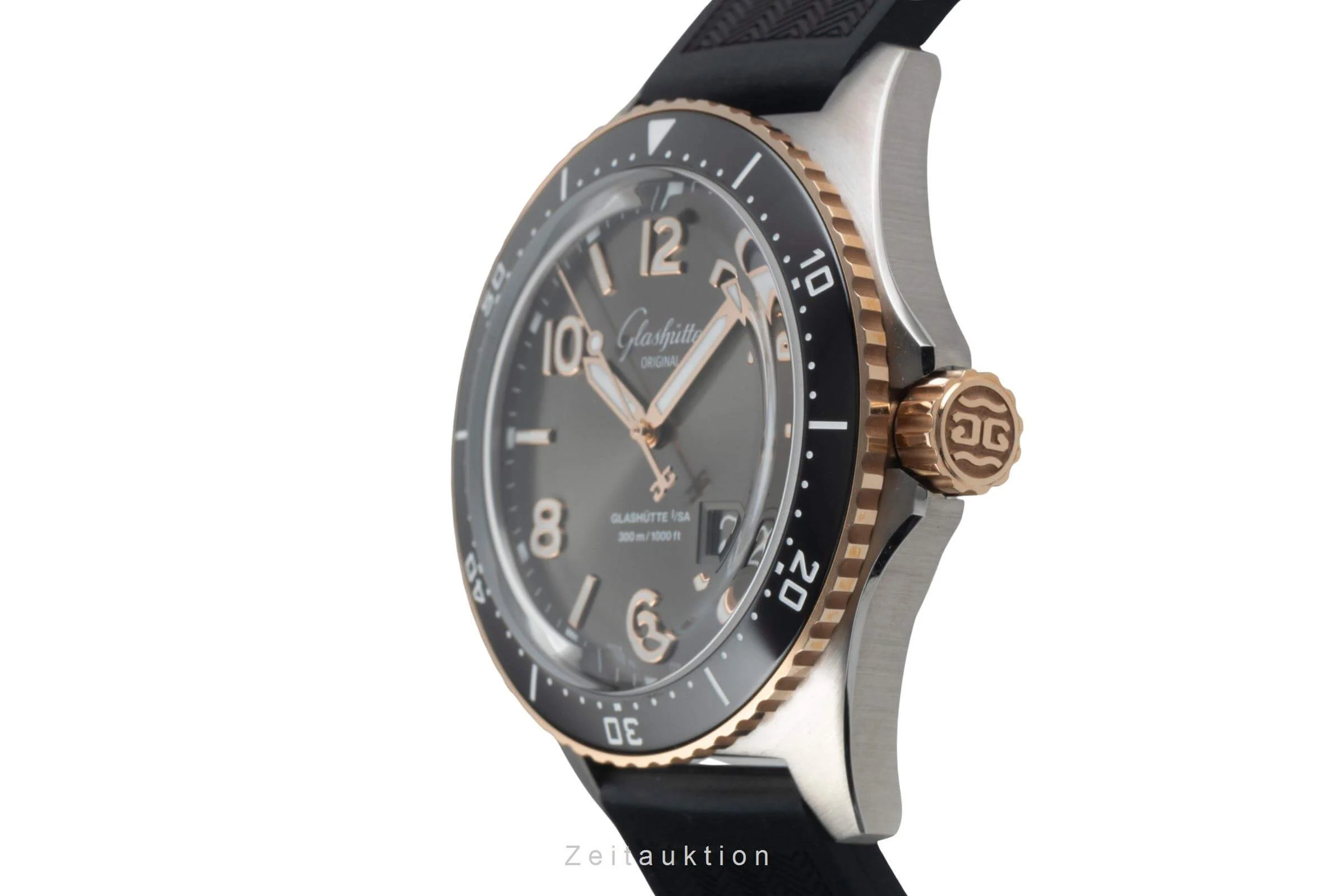 Glashütte SeaQ steel / gold automatic men's watch 136-13-04-91-33 LP: 16600EUR  [2501563] - Image 7
