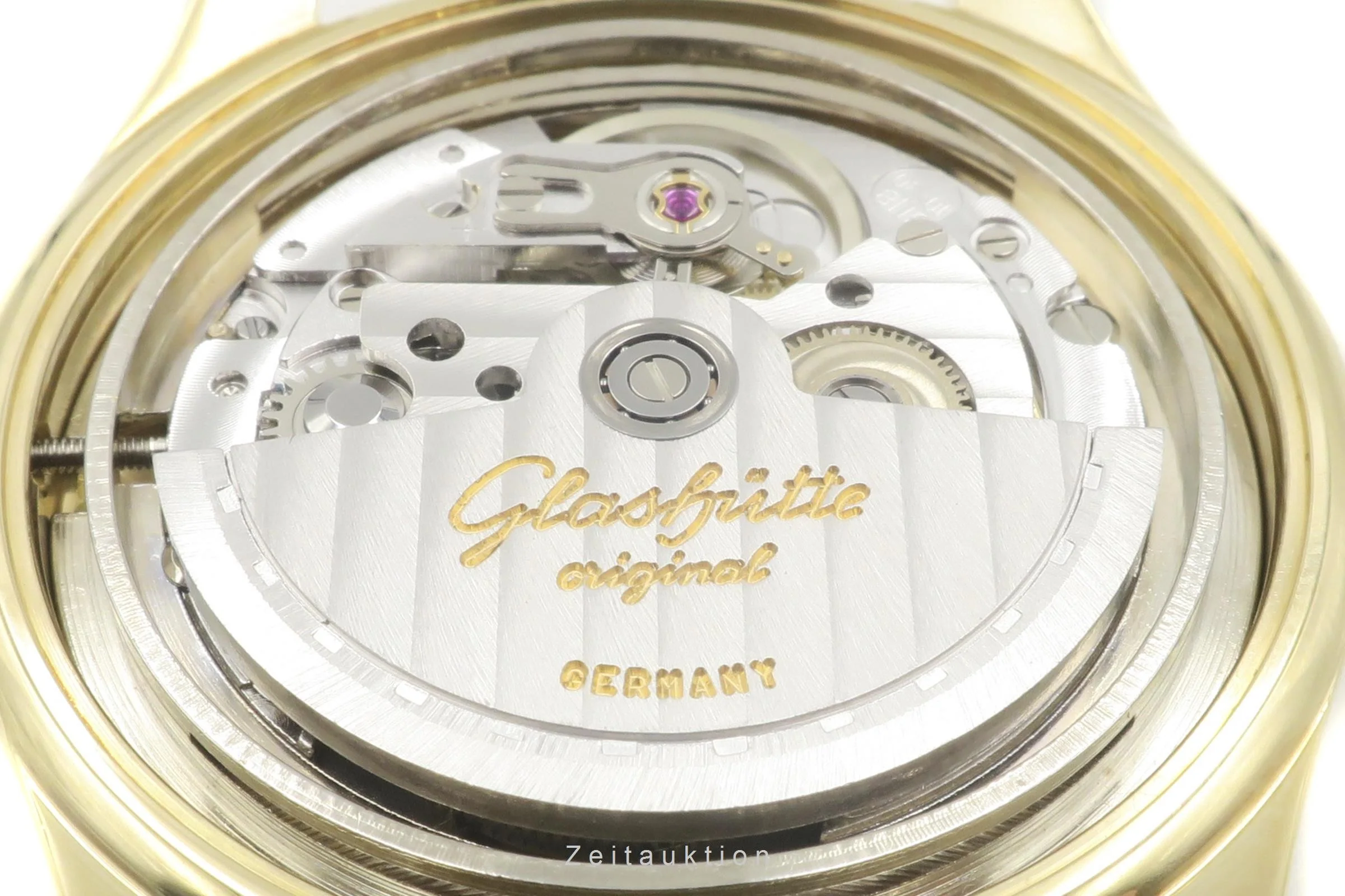 Glashütte Senator 18 ct gold automatic men's watch 10-33-04-02-04  [2203739] - Image 14