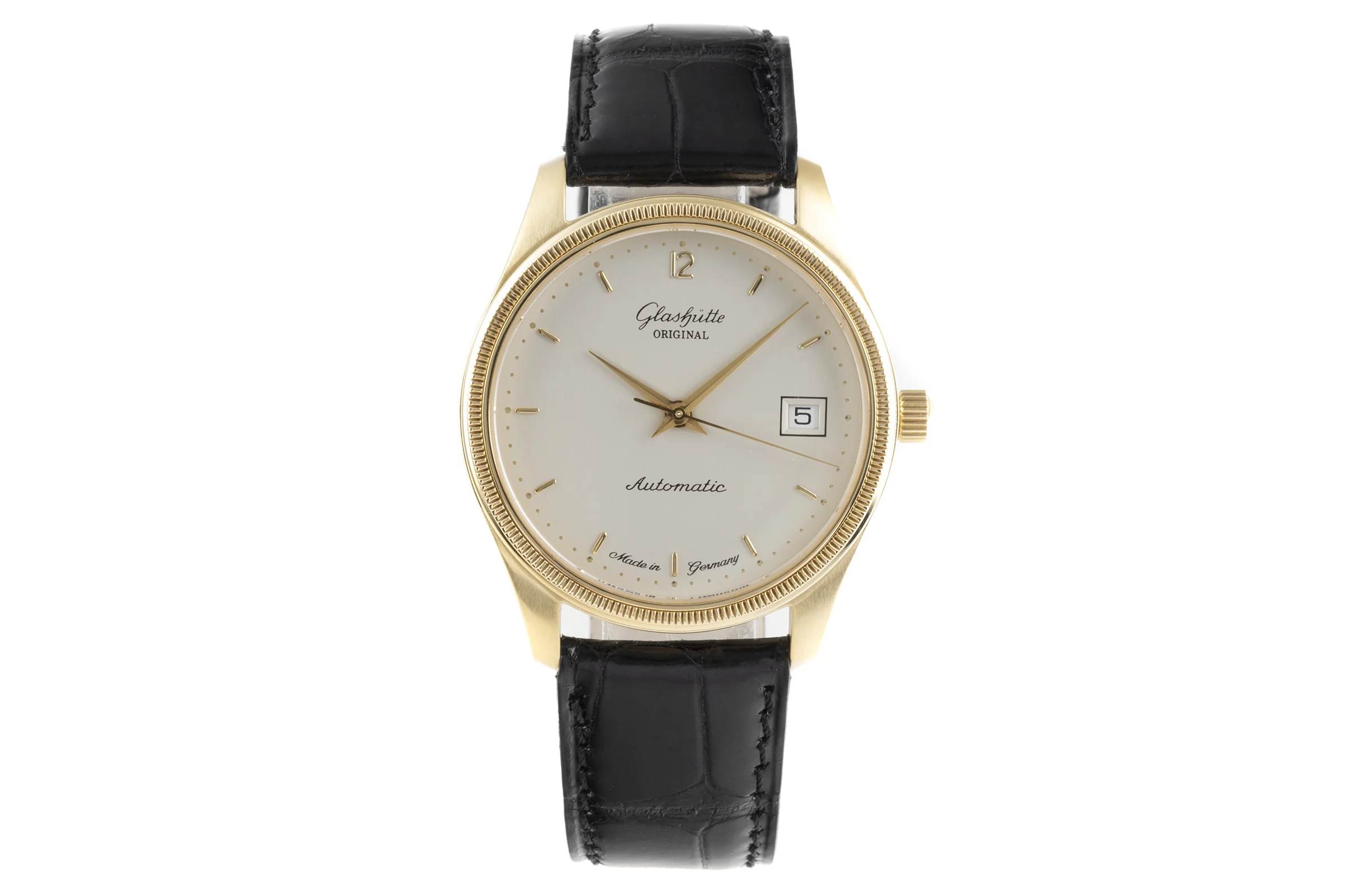 Glashütte Senator 18 ct gold automatic men's watch 10-33-04-02-04  [2203739] - Image 4