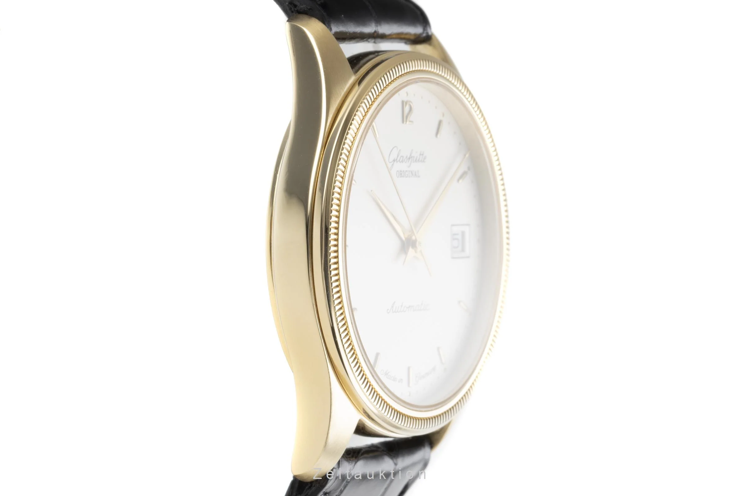 Glashütte Senator 18 ct gold automatic men's watch 10-33-04-02-04  [2203739] - Image 7