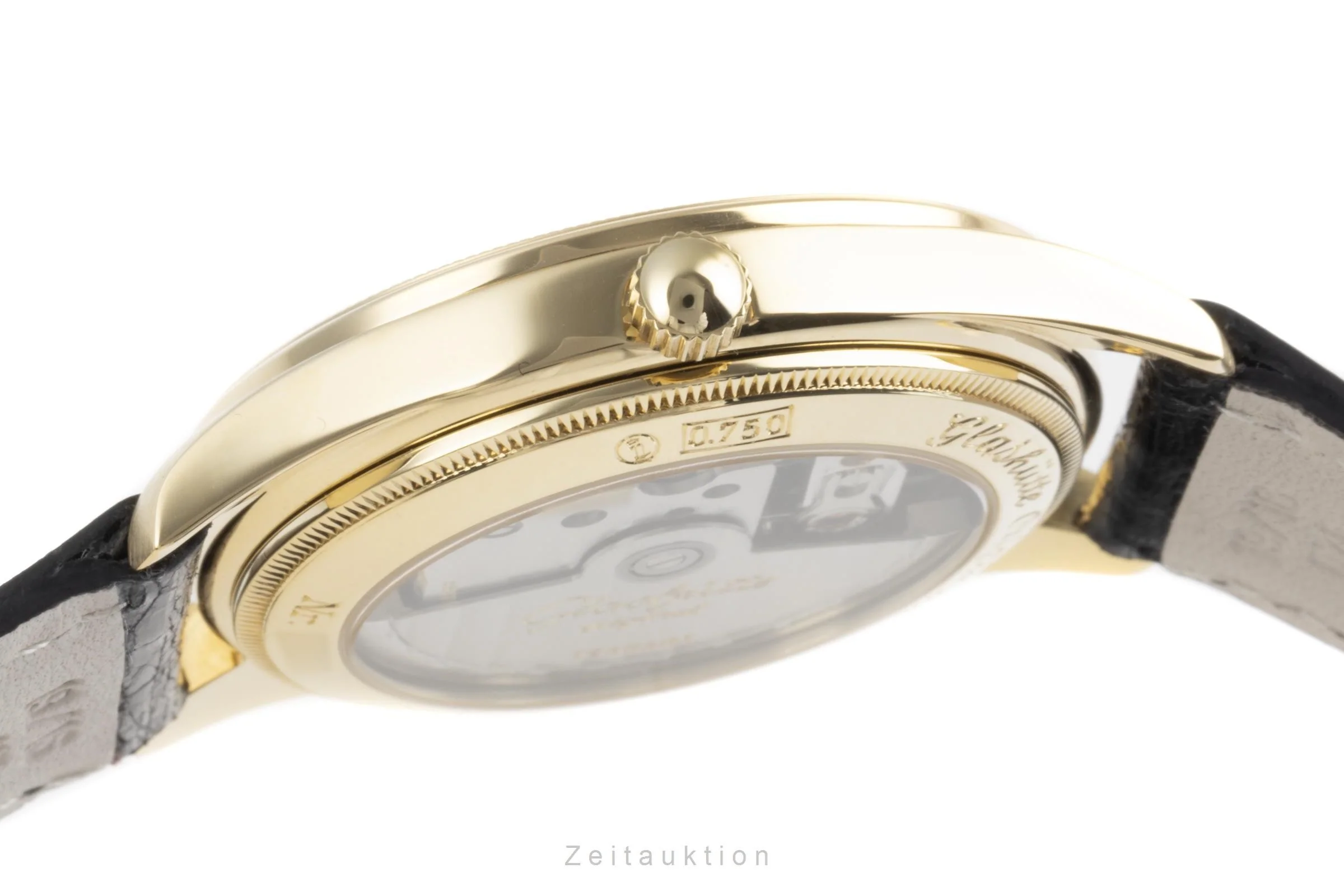 Glashütte Senator 18 ct gold automatic men's watch 10-33-04-02-04  [2203739] - Image 9