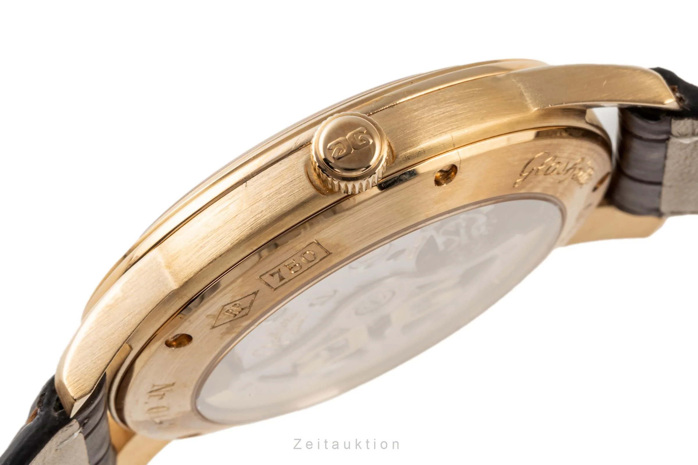 Glashütte Senator 18 ct gold automatic men's watch 39-11-12-12-04  [2305376] - Image 11