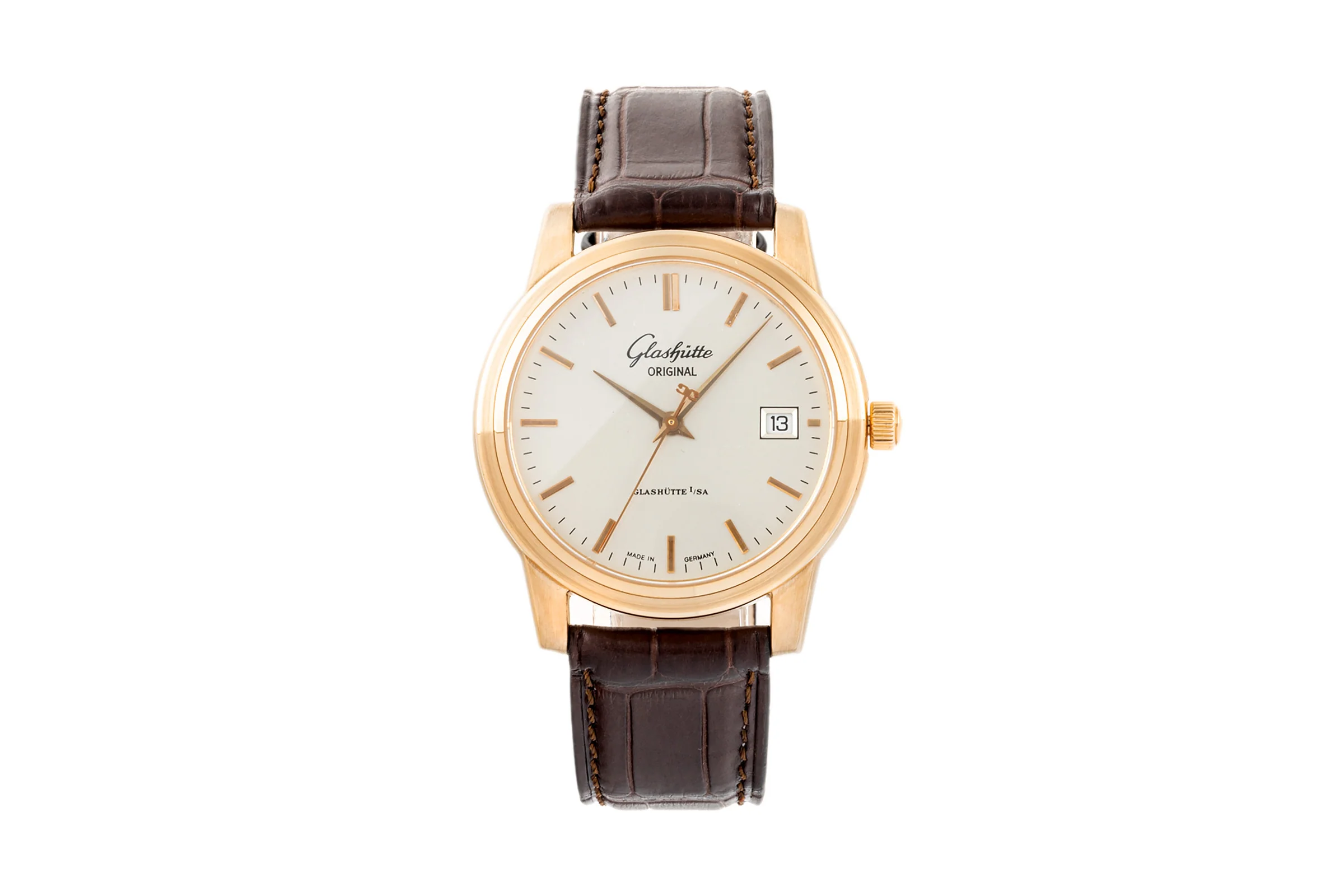Glashütte Senator 18 ct gold automatic men's watch 39-11-12-12-04  [2305376] - Image 4
