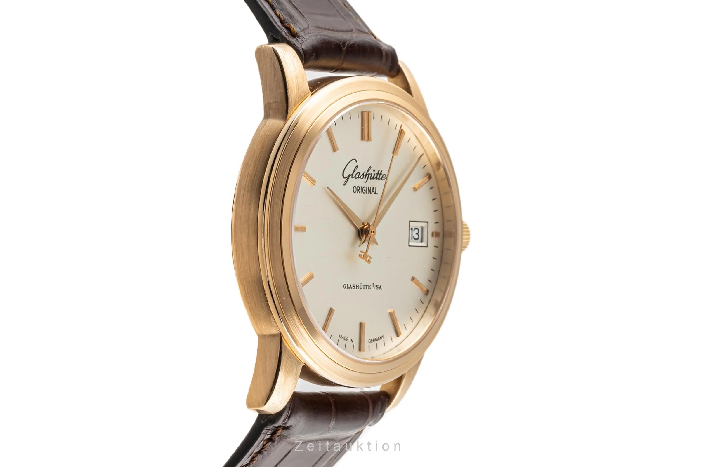 Glashütte Senator 18 ct gold automatic men's watch 39-11-12-12-04  [2305376] - Image 6