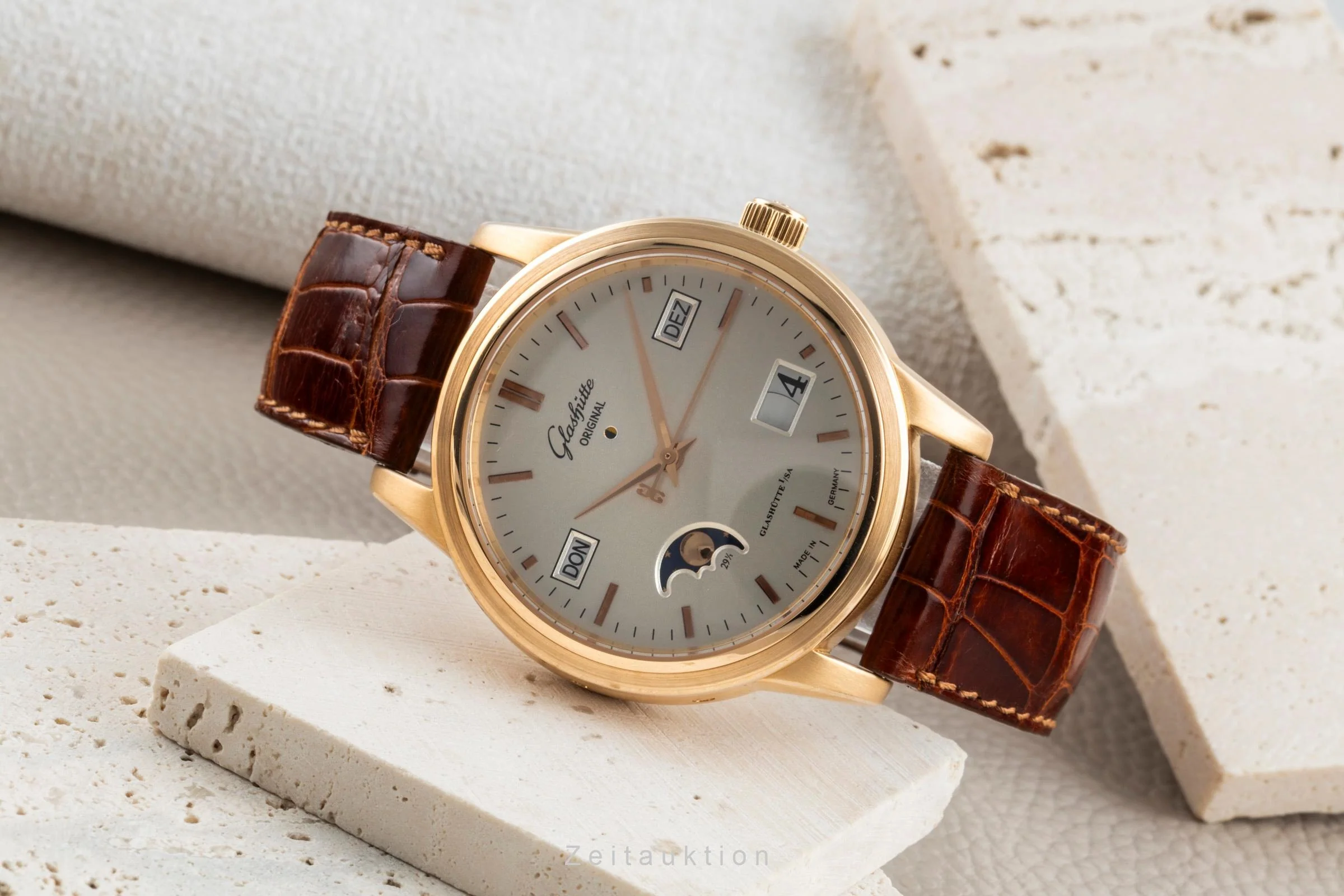 Glashütte Senator 18 ct gold automatic men's watch 39-50-01-11-04  [2506967] - Image 3
