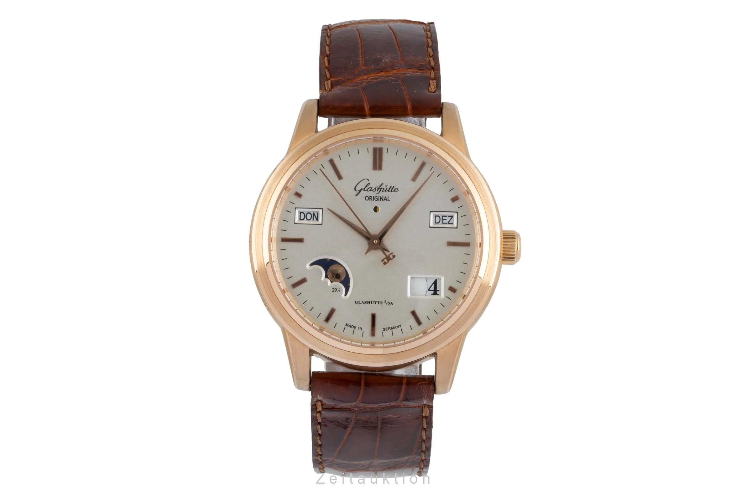 Glashütte Senator 18 ct gold automatic men's watch 39-50-01-11-04  [2506967] - Image 5