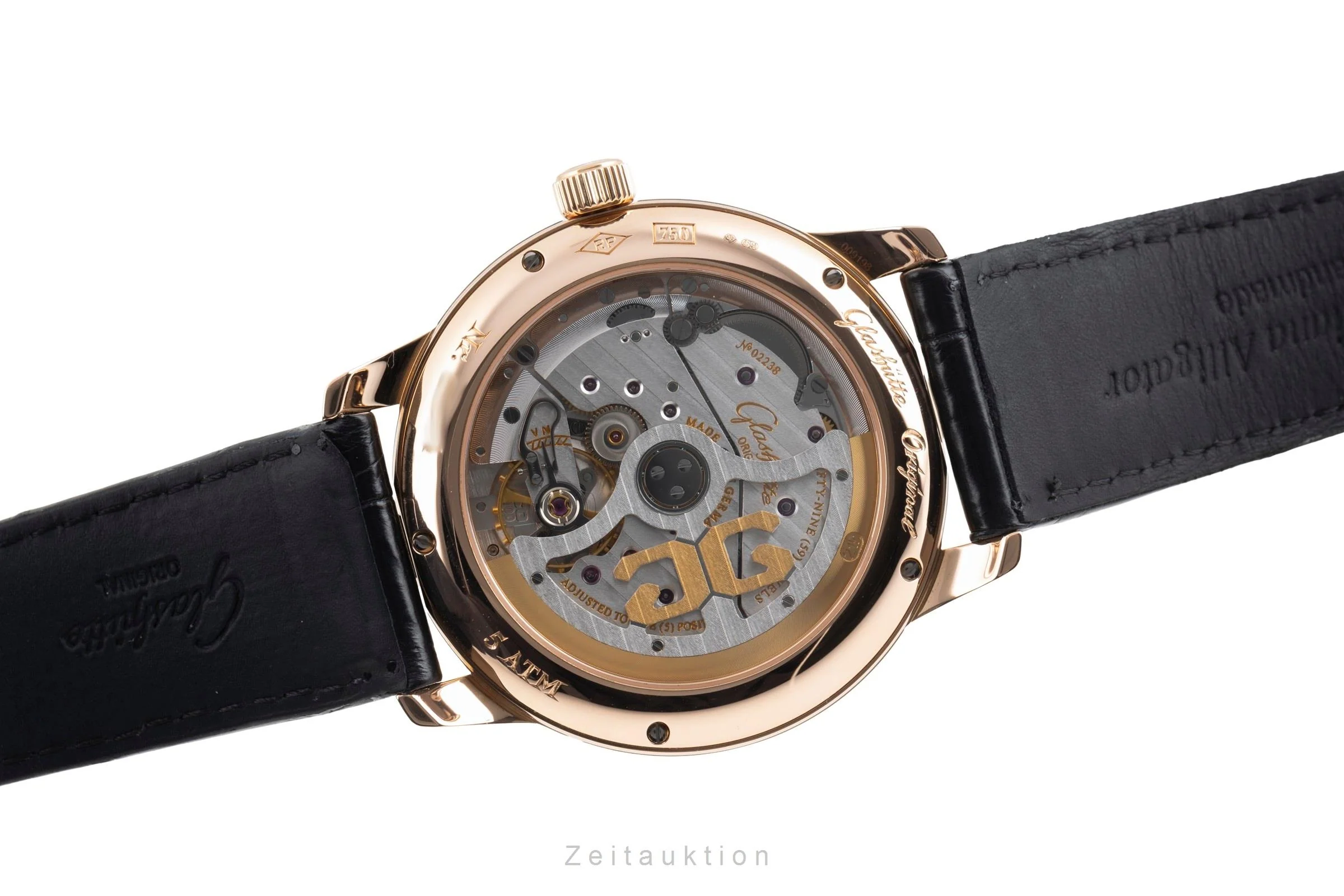 Glashütte Senator 18 ct red gold automatic men's watch 100-02-25-05-05  [2600546] - Image 13