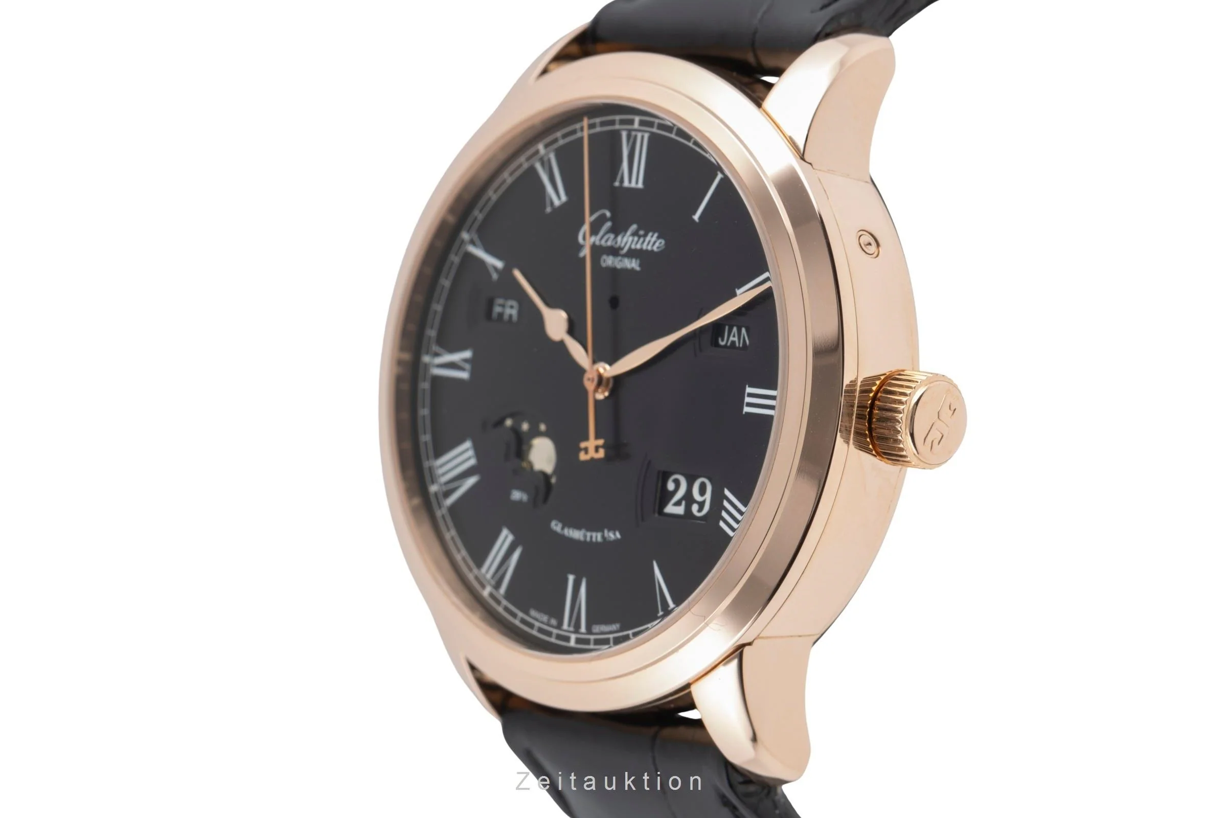 Glashütte Senator 18 ct red gold automatic men's watch 100-02-25-05-05  [2600546] - Image 7