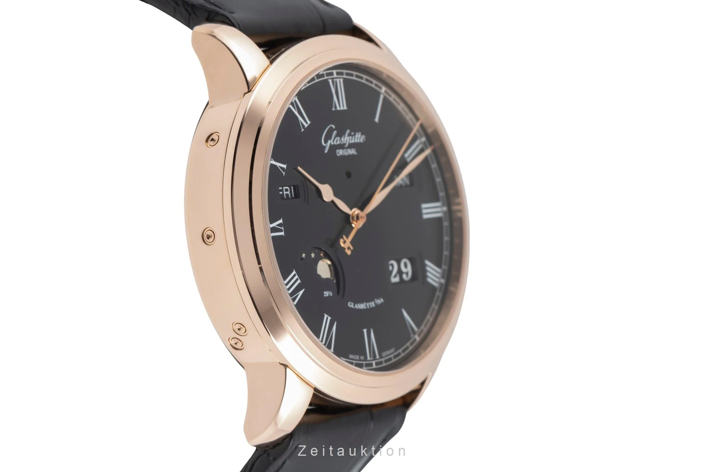 Glashütte Senator 18 ct red gold automatic men's watch 100-02-25-05-05  [2600546] - Image 8