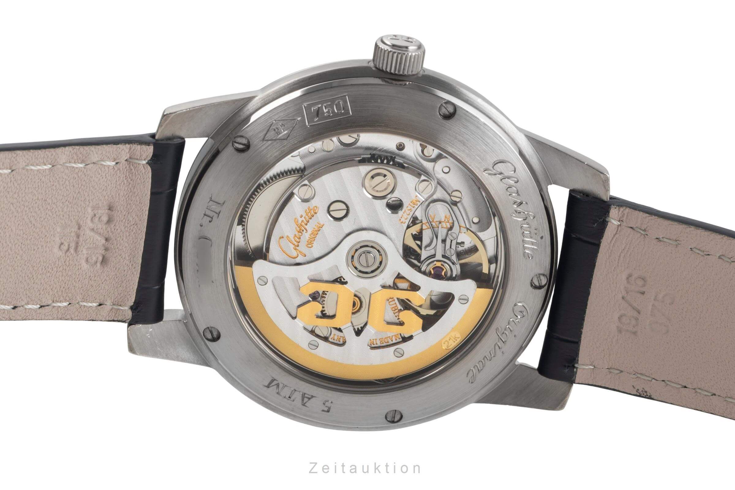 Glashütte Senator 18 ct white gold automatic men's watch 39-11-11-09-04  [2500929] - Image 10