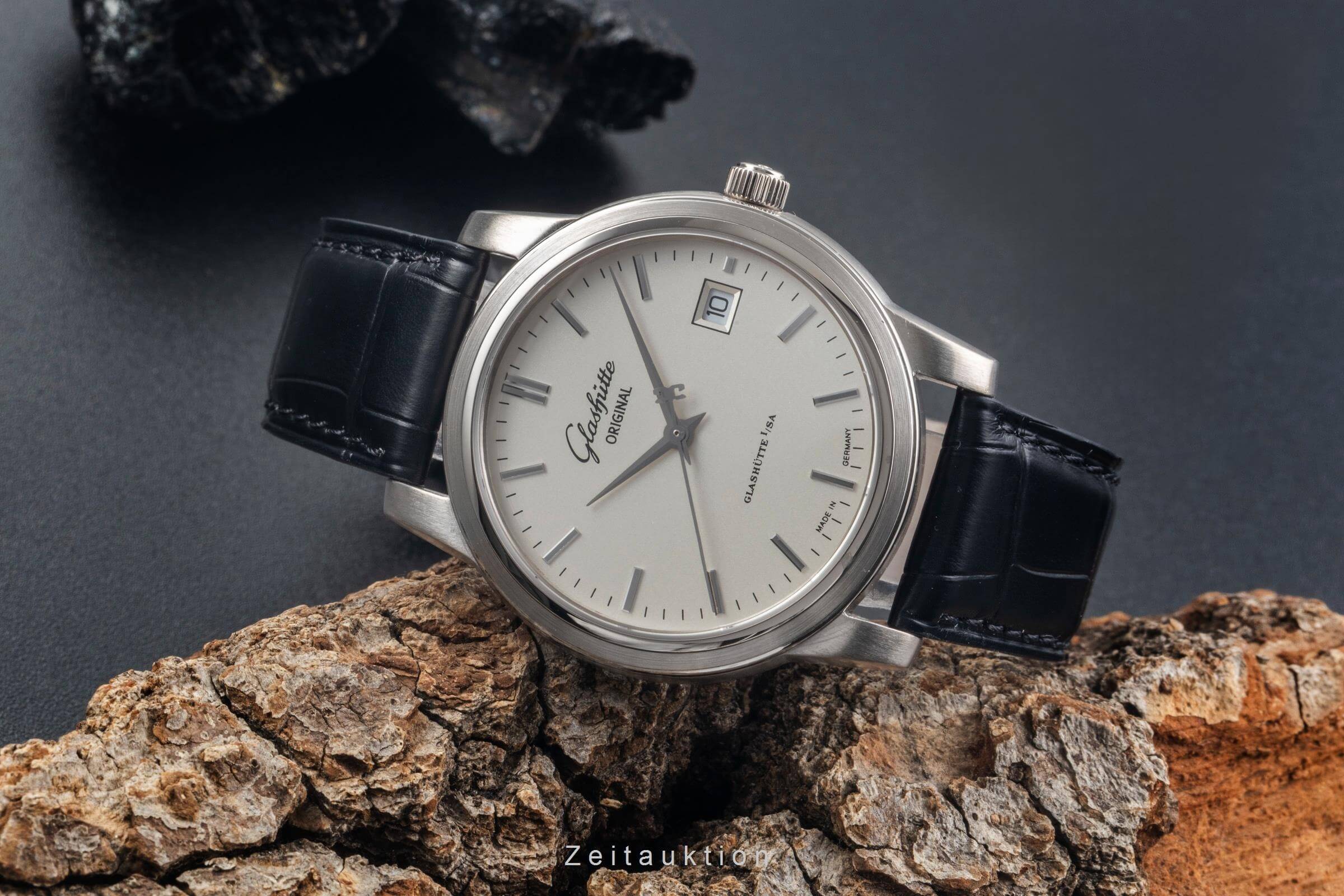Glashütte Senator 18 ct white gold automatic men's watch 39-11-11-09-04  [2500929] - Image 3
