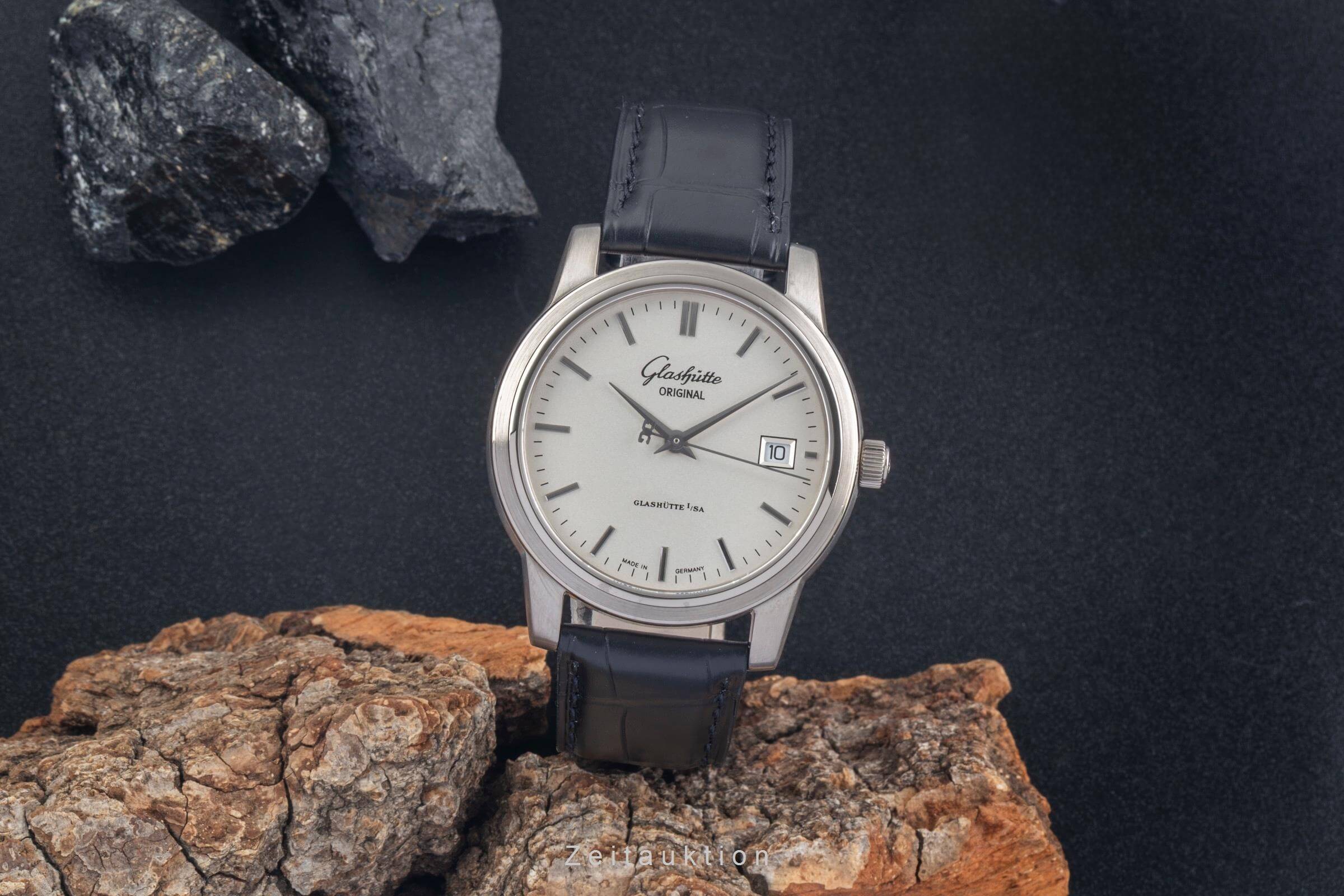 Glashütte Senator 18 ct white gold automatic men's watch 39-11-11-09-04  [2500929] - Image 4