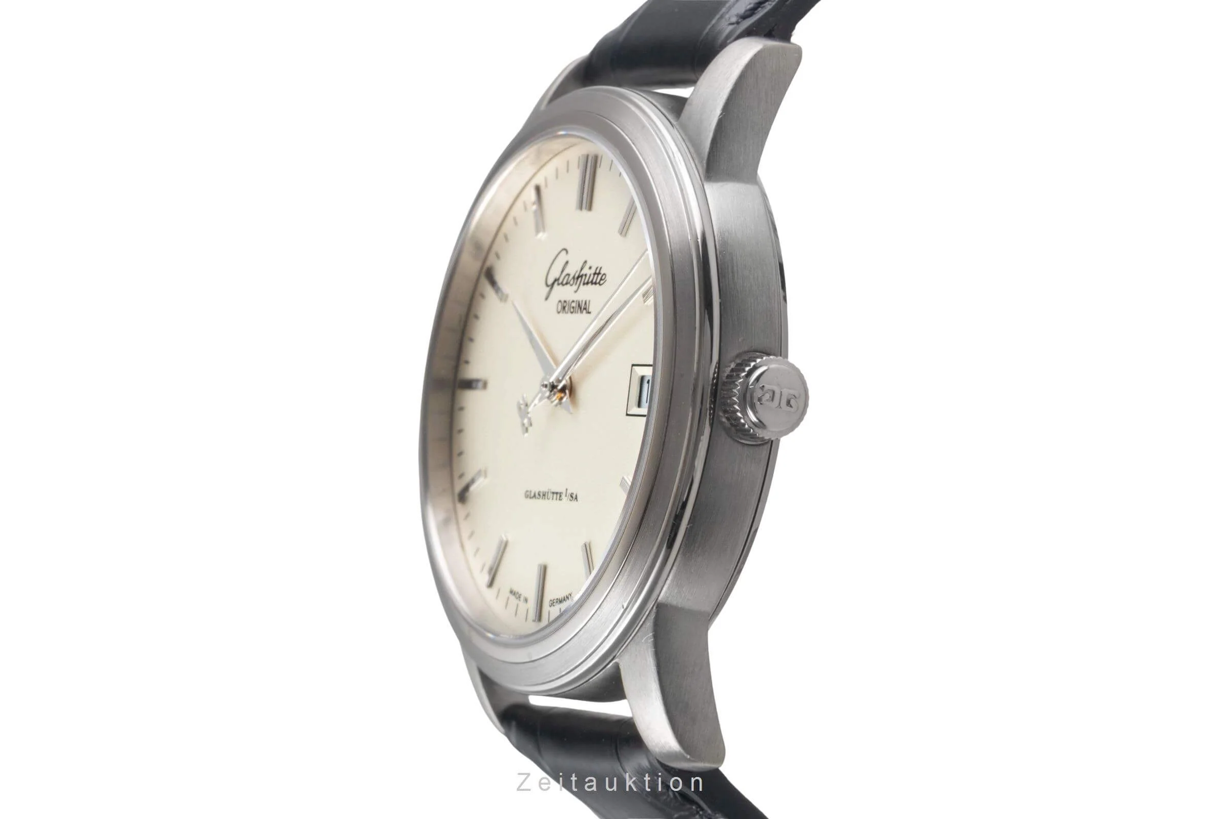 Glashütte Senator 18 ct white gold automatic men's watch 39-11-11-09-04  [2500929] - Image 7
