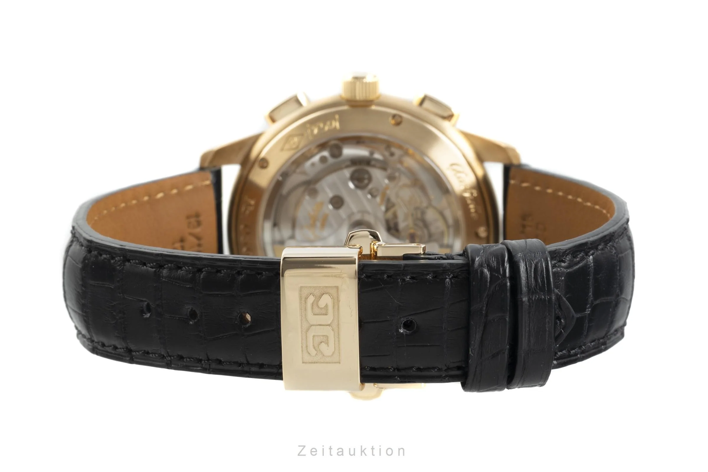 Glashütte Senator chronograph 18 ct gold automatic men's watch 39-32-12-12-04 LP: 26700EUR  [2108839] - Image 13