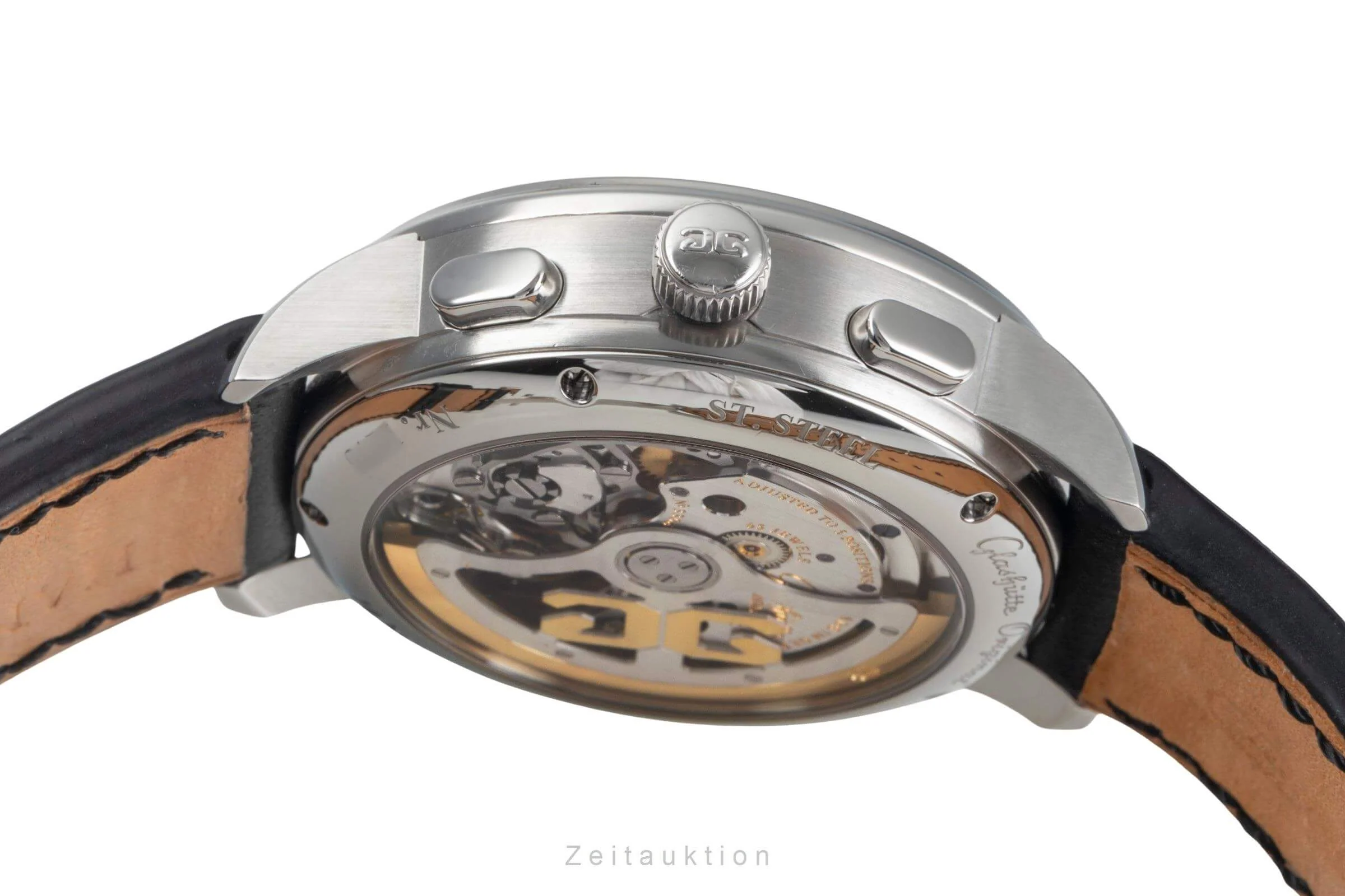 Glashütte Senator chronograph steel automatic men's watch 1-37-01-05-02-35 LP: 15200EUR  [2500019] - Image 11