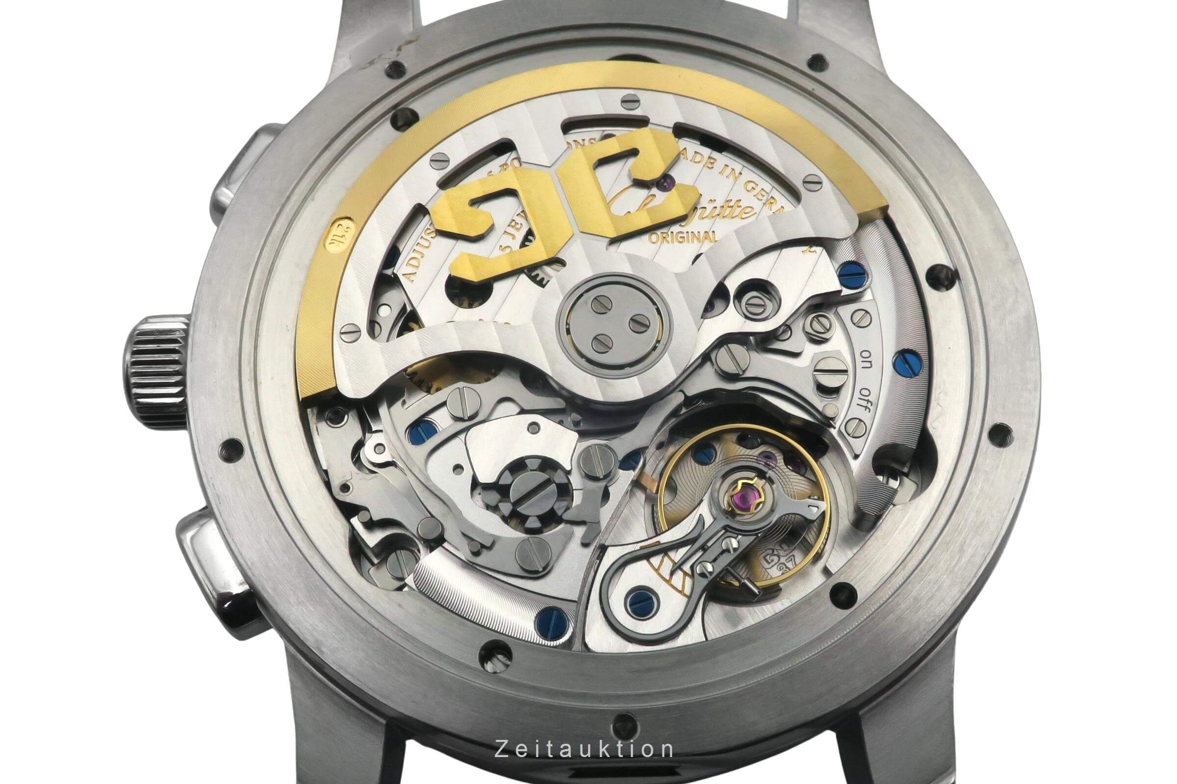 Glashütte Senator chronograph steel automatic men's watch 1-37-01-05-02-35 LP: 15200EUR  [2500019] - Image 14