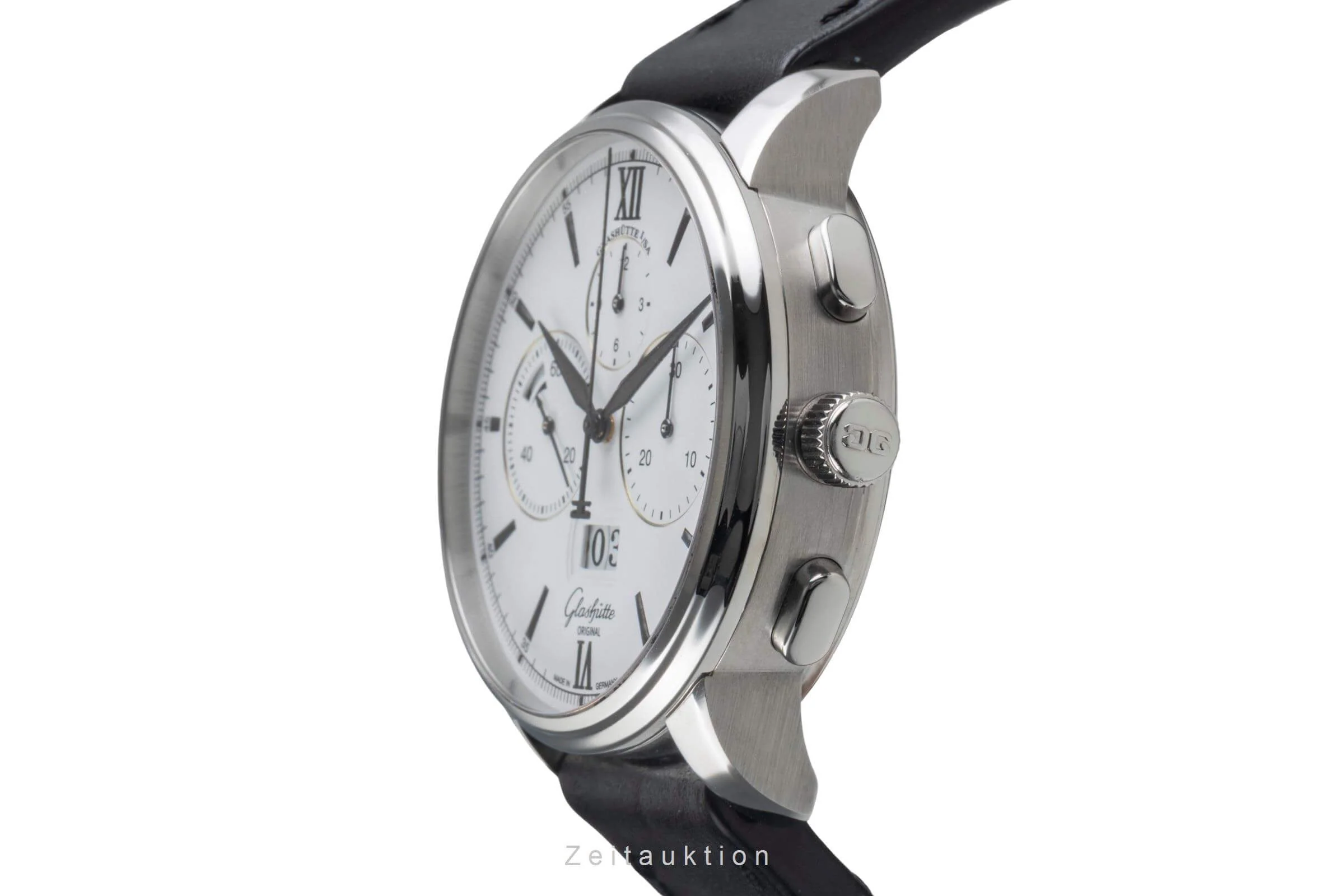 Glashütte Senator chronograph steel automatic men's watch 1-37-01-05-02-35 LP: 15200EUR  [2500019] - Image 7