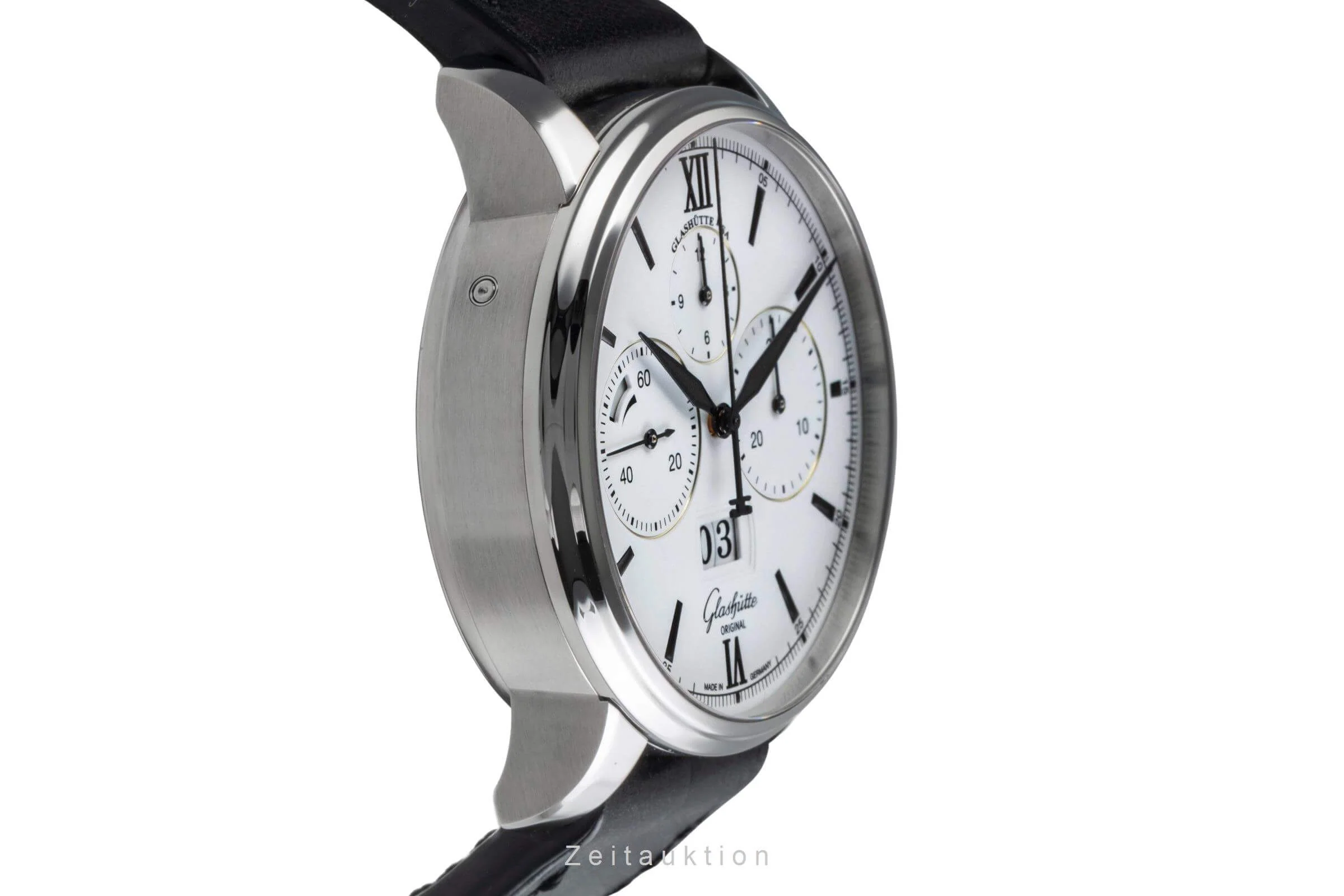 Glashütte Senator chronograph steel automatic men's watch 1-37-01-05-02-35 LP: 15200EUR  [2500019] - Image 8