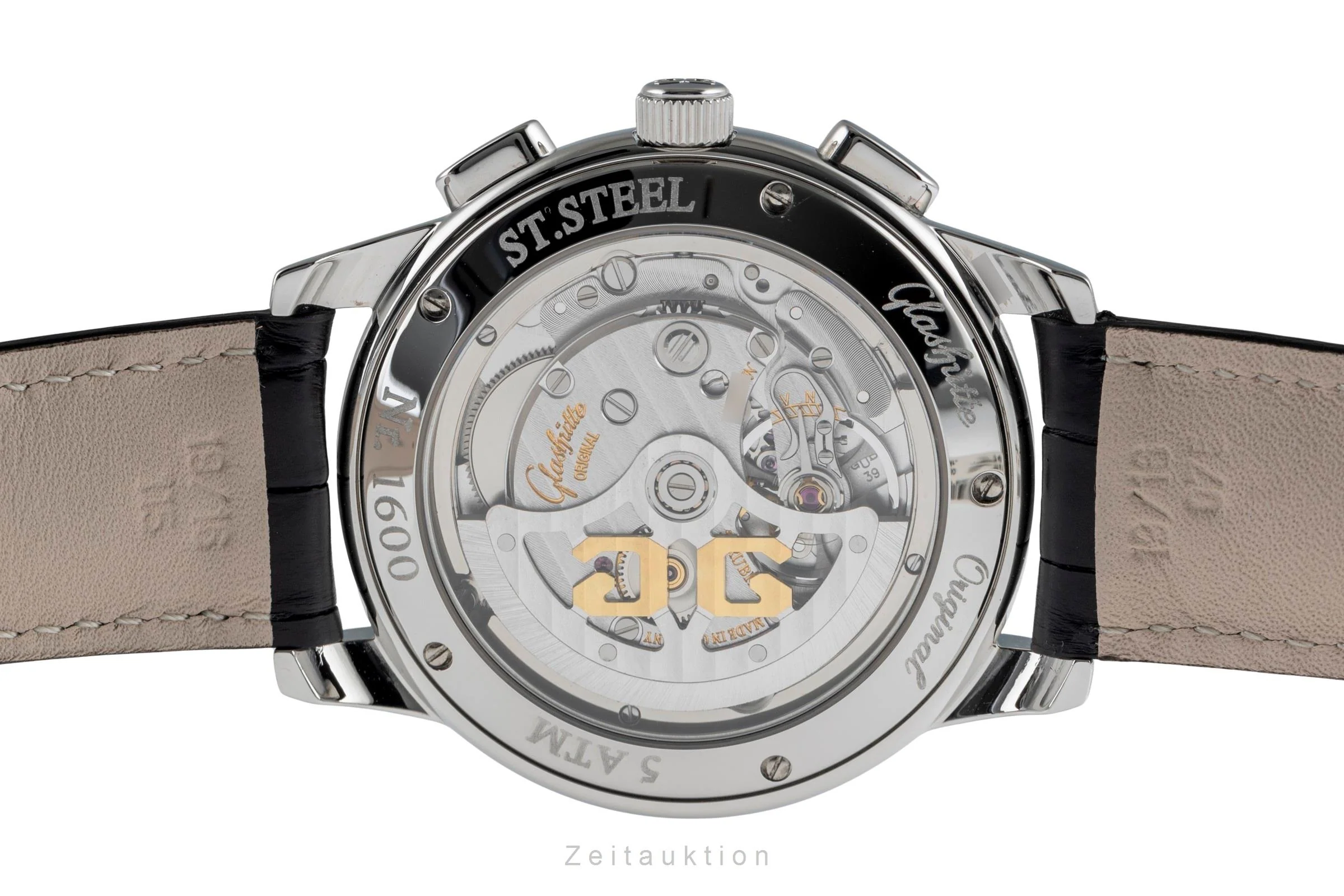 Glashütte Senator chronograph steel automatic men's watch 1-39-31-05-03-04  [2504667] - Image 13