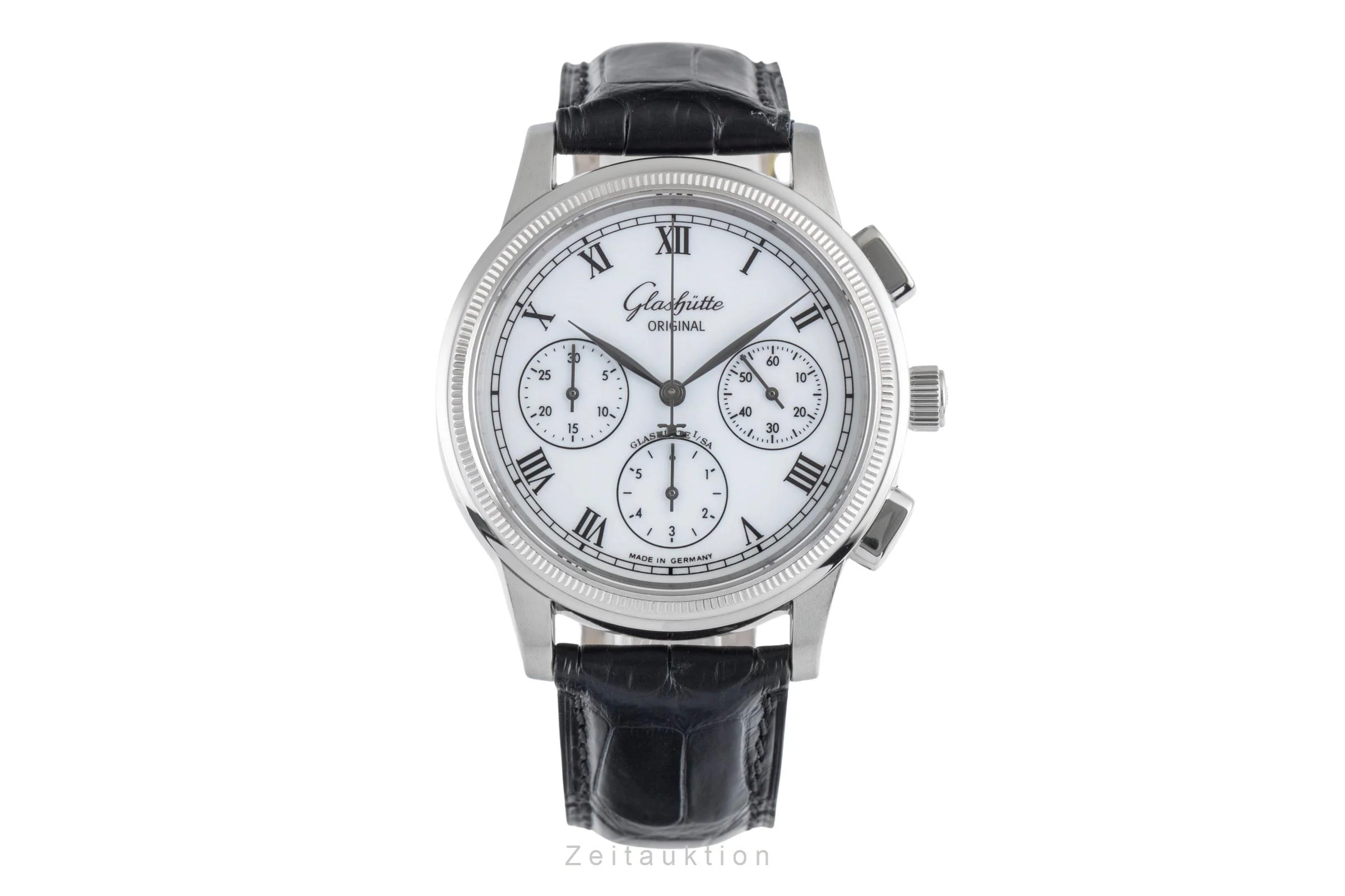 Glashütte Senator chronograph steel automatic men's watch 1-39-31-05-03-04  [2504667] - Image 5