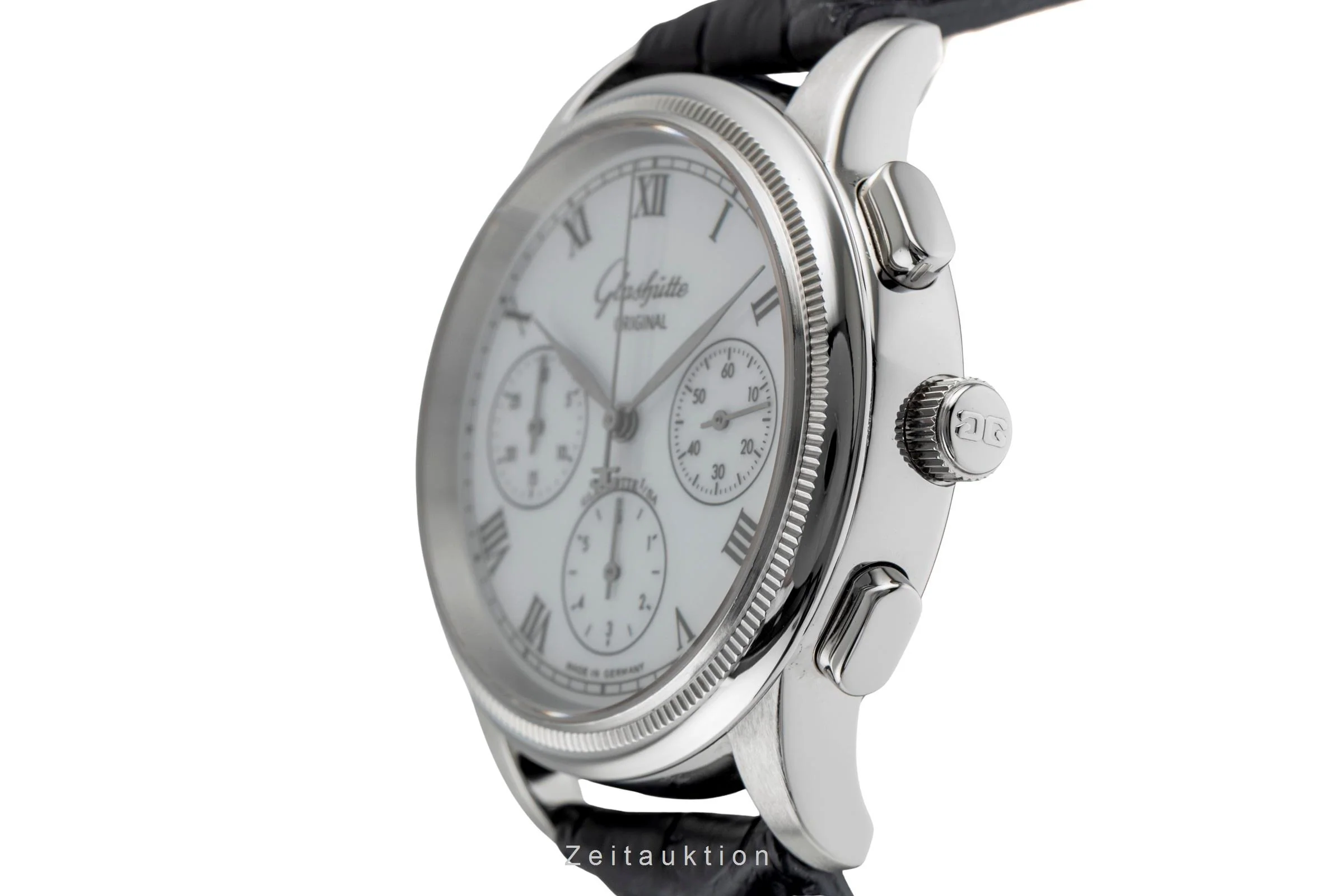 Glashütte Senator chronograph steel automatic men's watch 1-39-31-05-03-04  [2504667] - Image 7