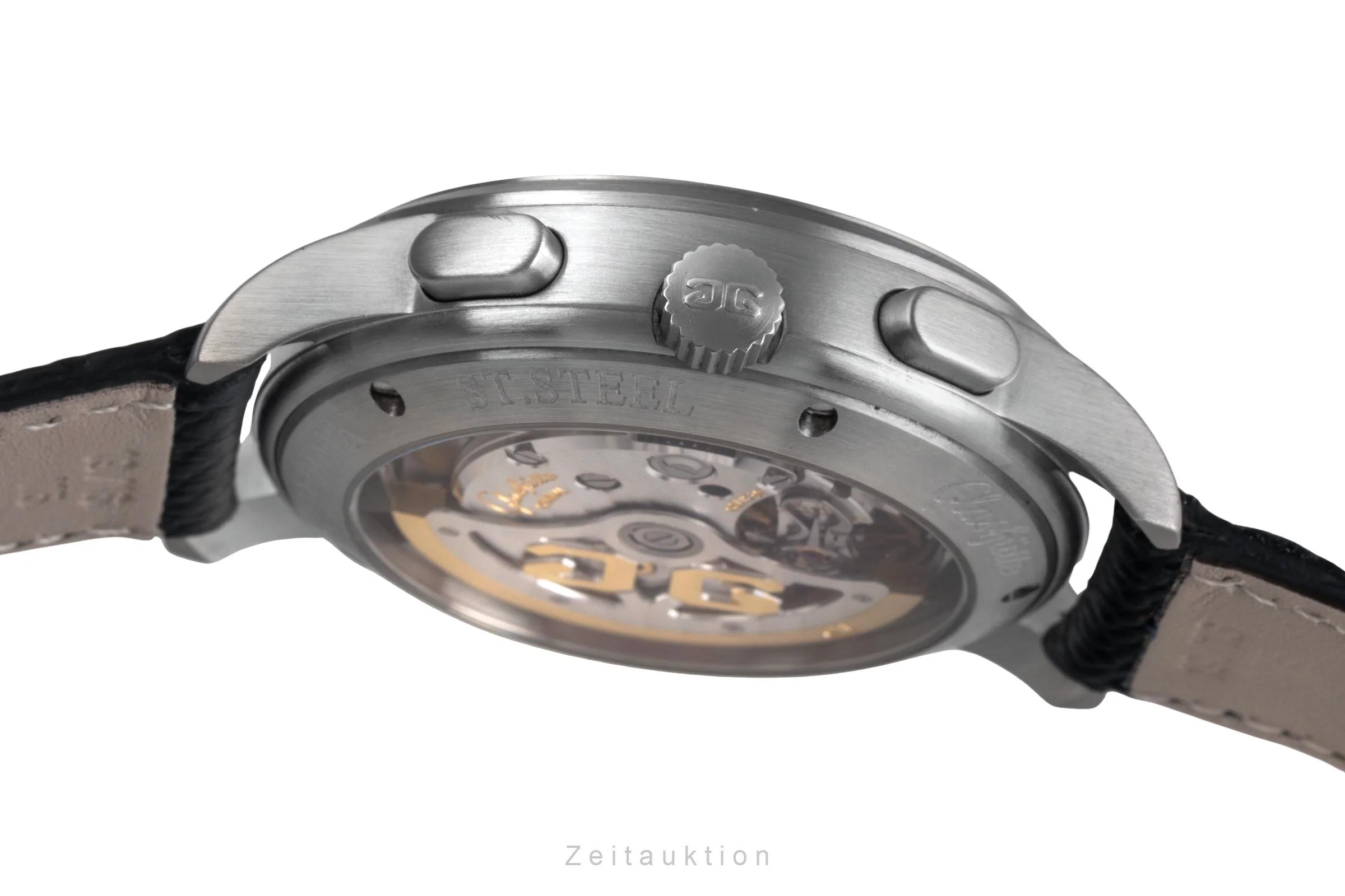 Glashütte Senator chronograph steel automatic men's watch 1-39-31-13-17-04	  [2503655] - Image 12