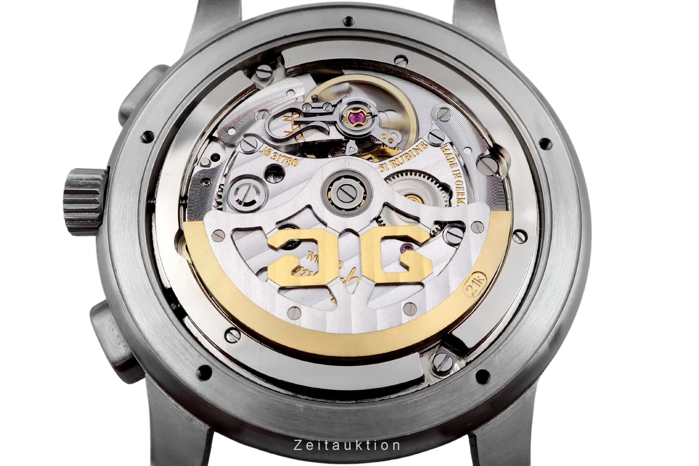 Glashütte Senator chronograph steel automatic men's watch 1-39-31-13-17-04	  [2503655] - Image 15