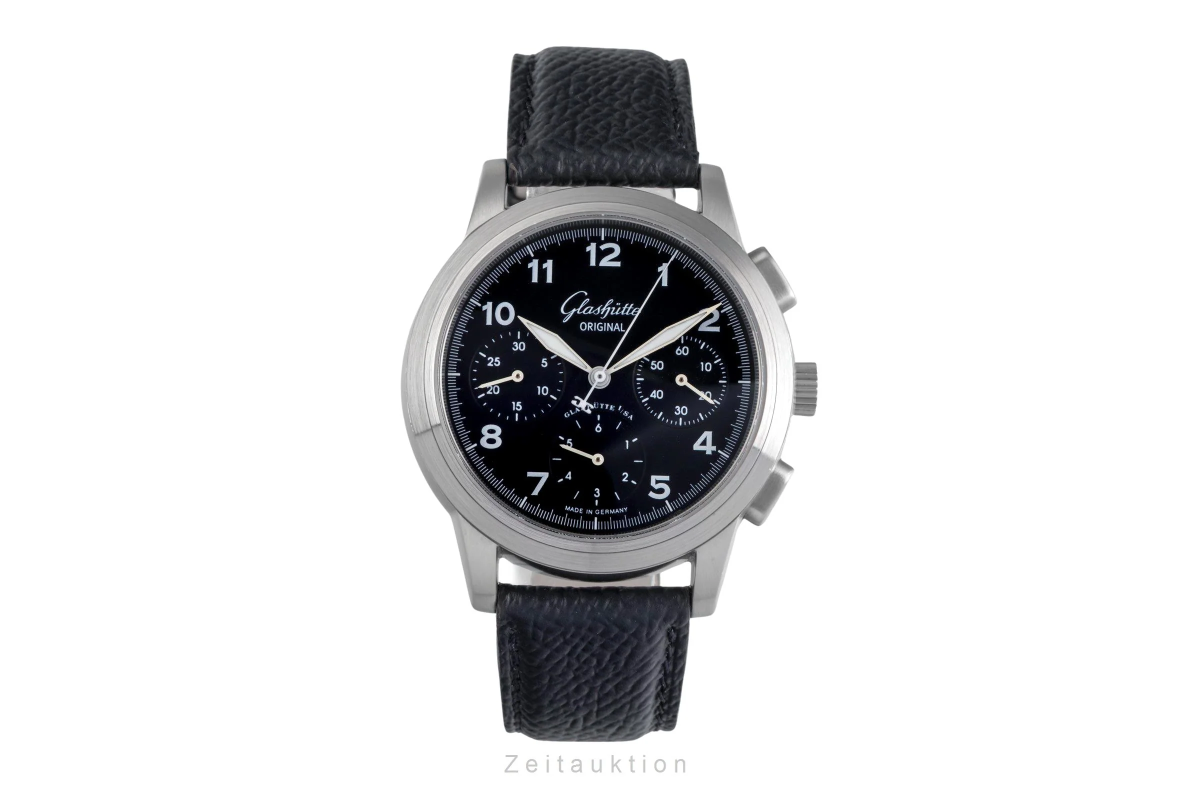 Glashütte Senator chronograph steel automatic men's watch 1-39-31-13-17-04	  [2503655] - Image 5