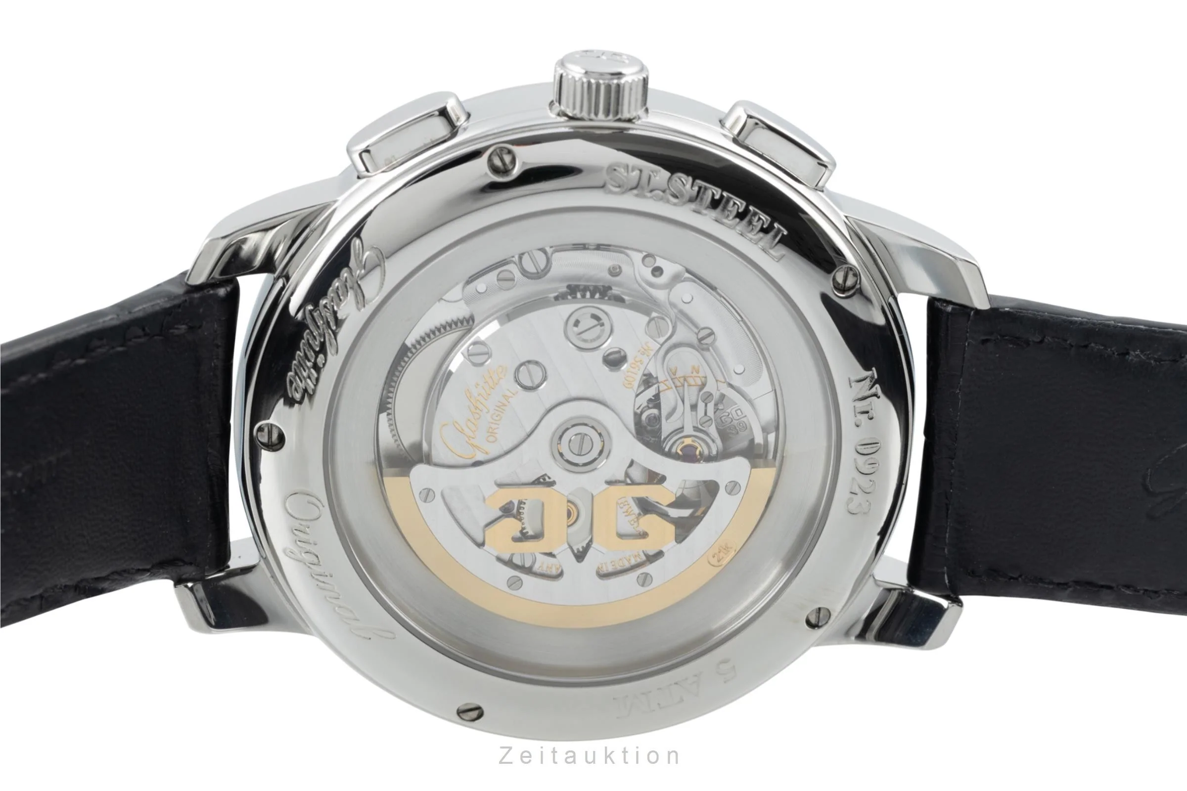 Glashütte Senator chronograph steel automatic men's watch 1-39-34-20-42-04 LP: 7800EUR  [2204279] - Image 12