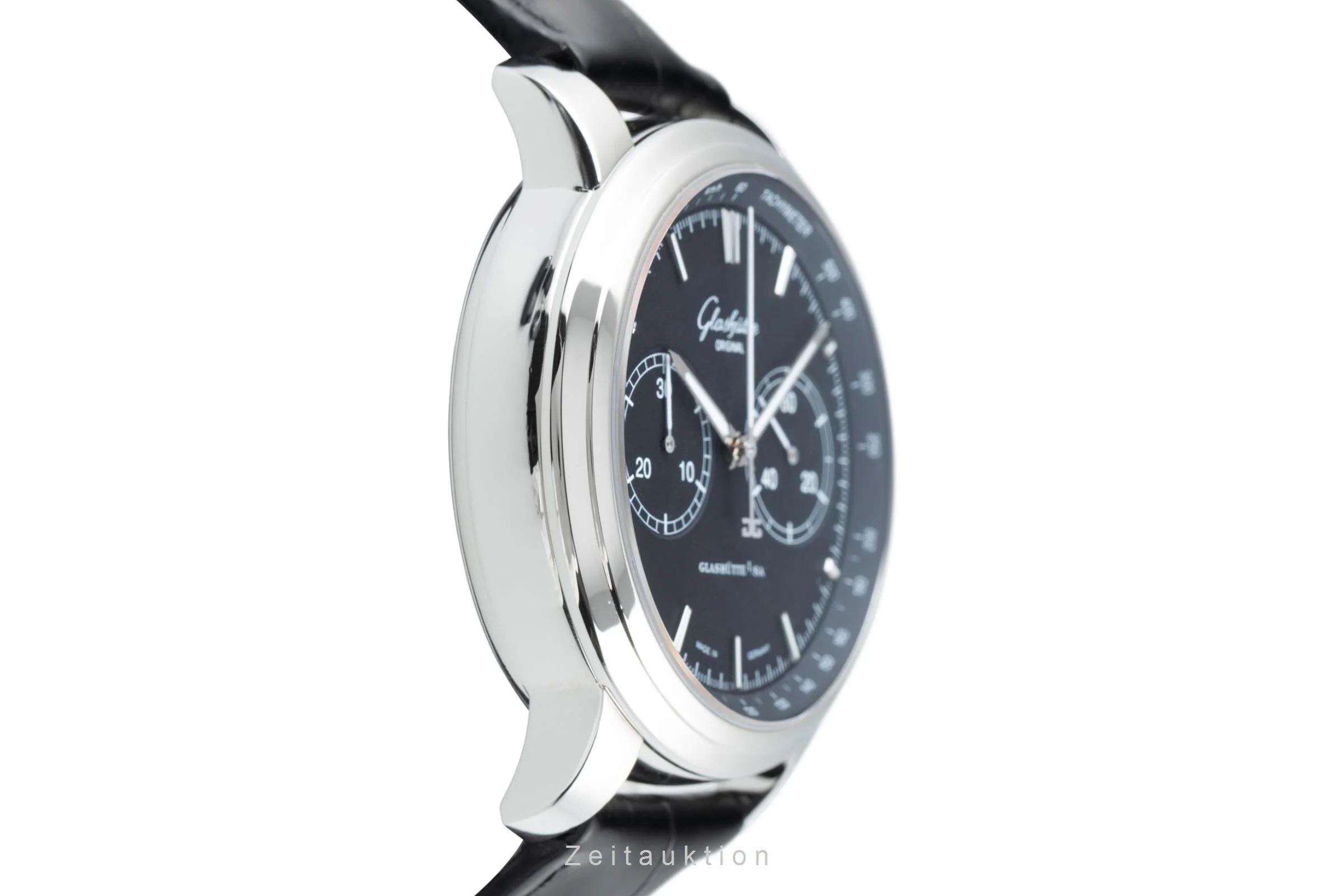 Glashütte Senator chronograph steel automatic men's watch 1-39-34-20-42-04 LP: 7800EUR  [2204279] - Image 7