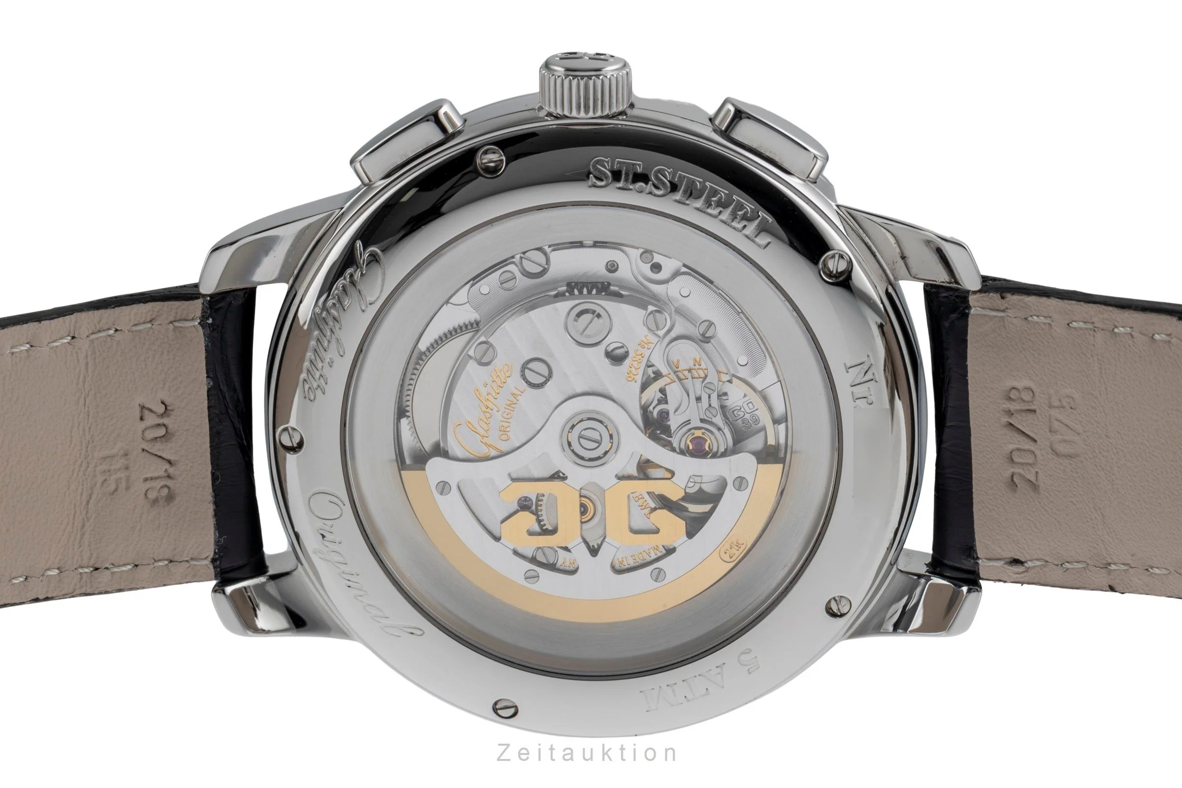 Glashütte Senator chronograph steel automatic men's watch 1-39-34-20-42-04  [2502532] - Image 11