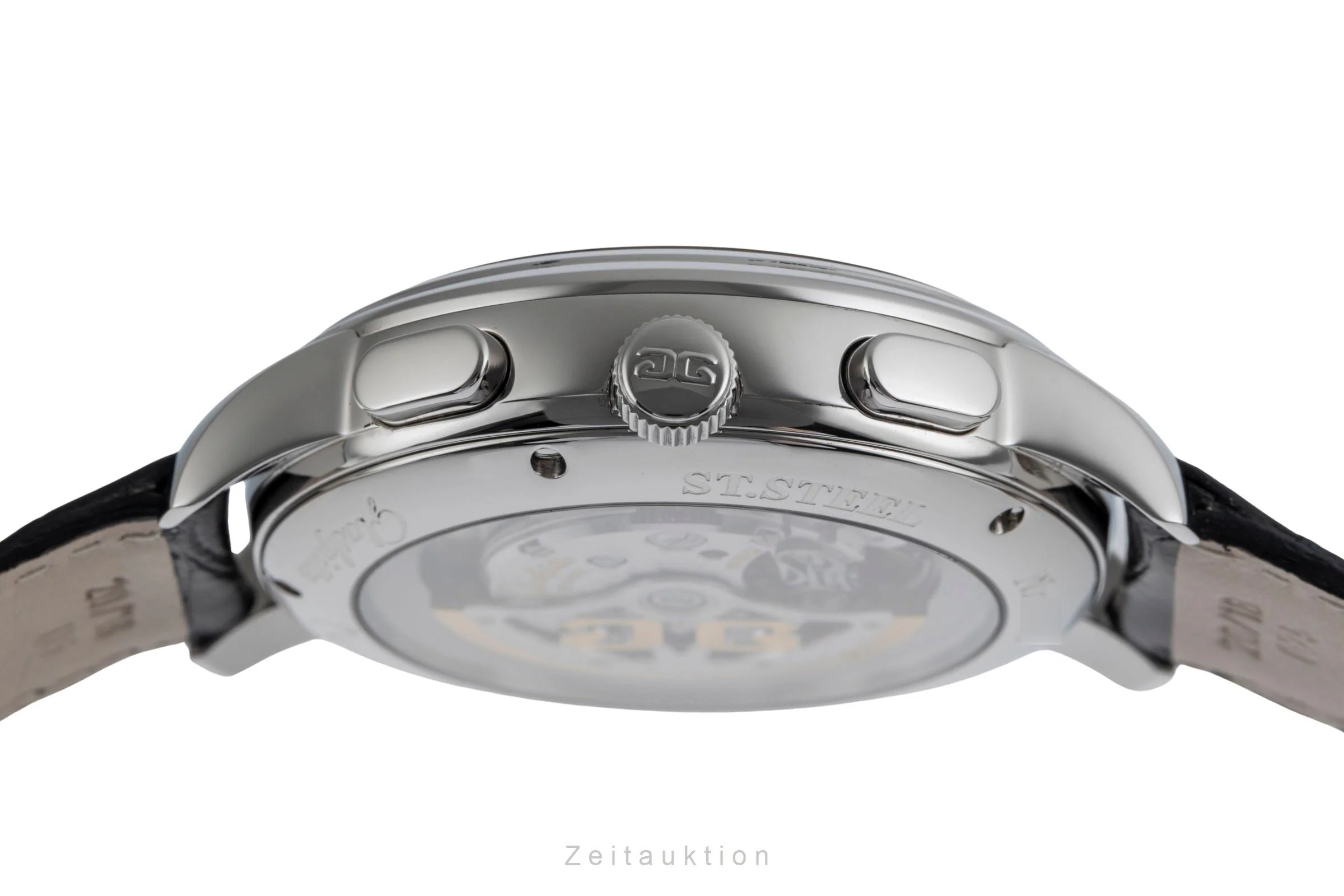 Glashütte Senator chronograph steel automatic men's watch 1-39-34-20-42-04  [2502532] - Image 12