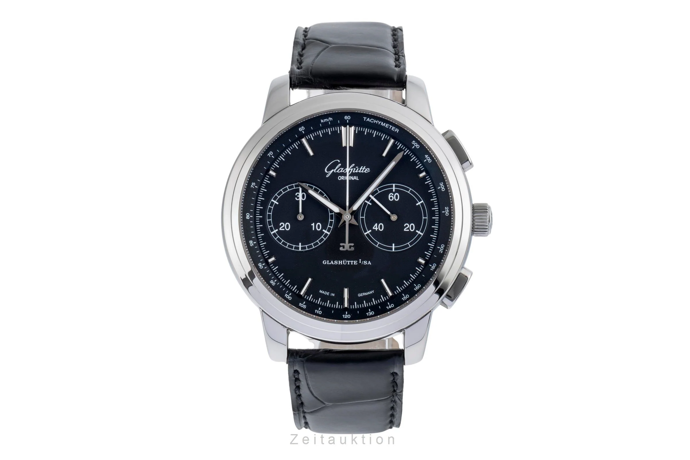 Glashütte Senator chronograph steel automatic men's watch 1-39-34-20-42-04  [2502532] - Image 5