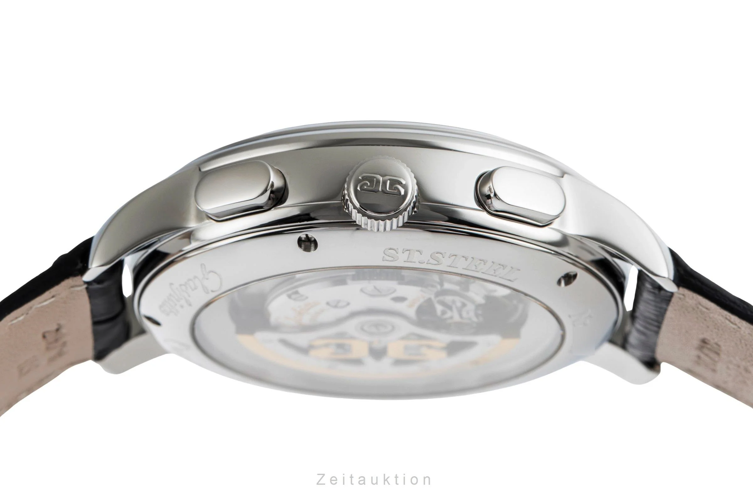 Glashütte Senator chronograph steel automatic men's watch 1-39-34-20-42-04  [2503925] - Image 12