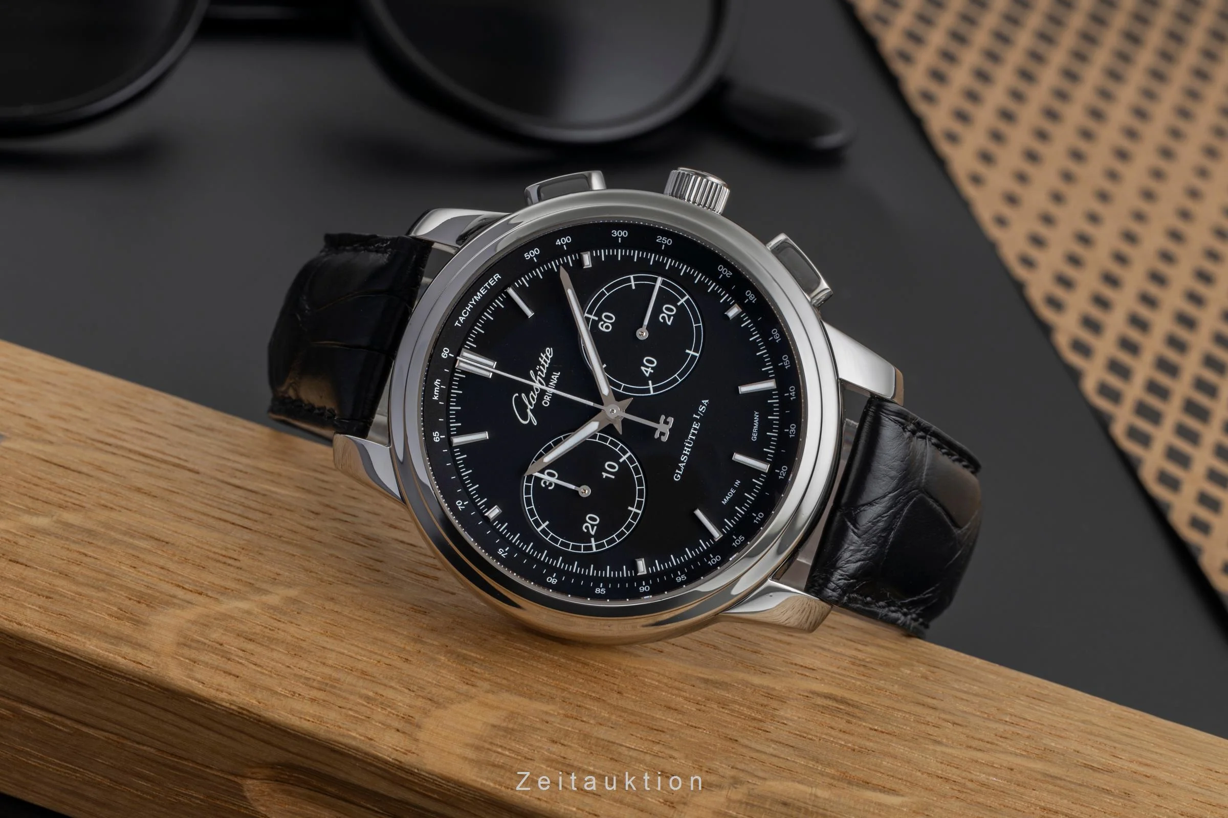 Glashütte Senator chronograph steel automatic men's watch 1-39-34-20-42-04  [2503925] - Image 3