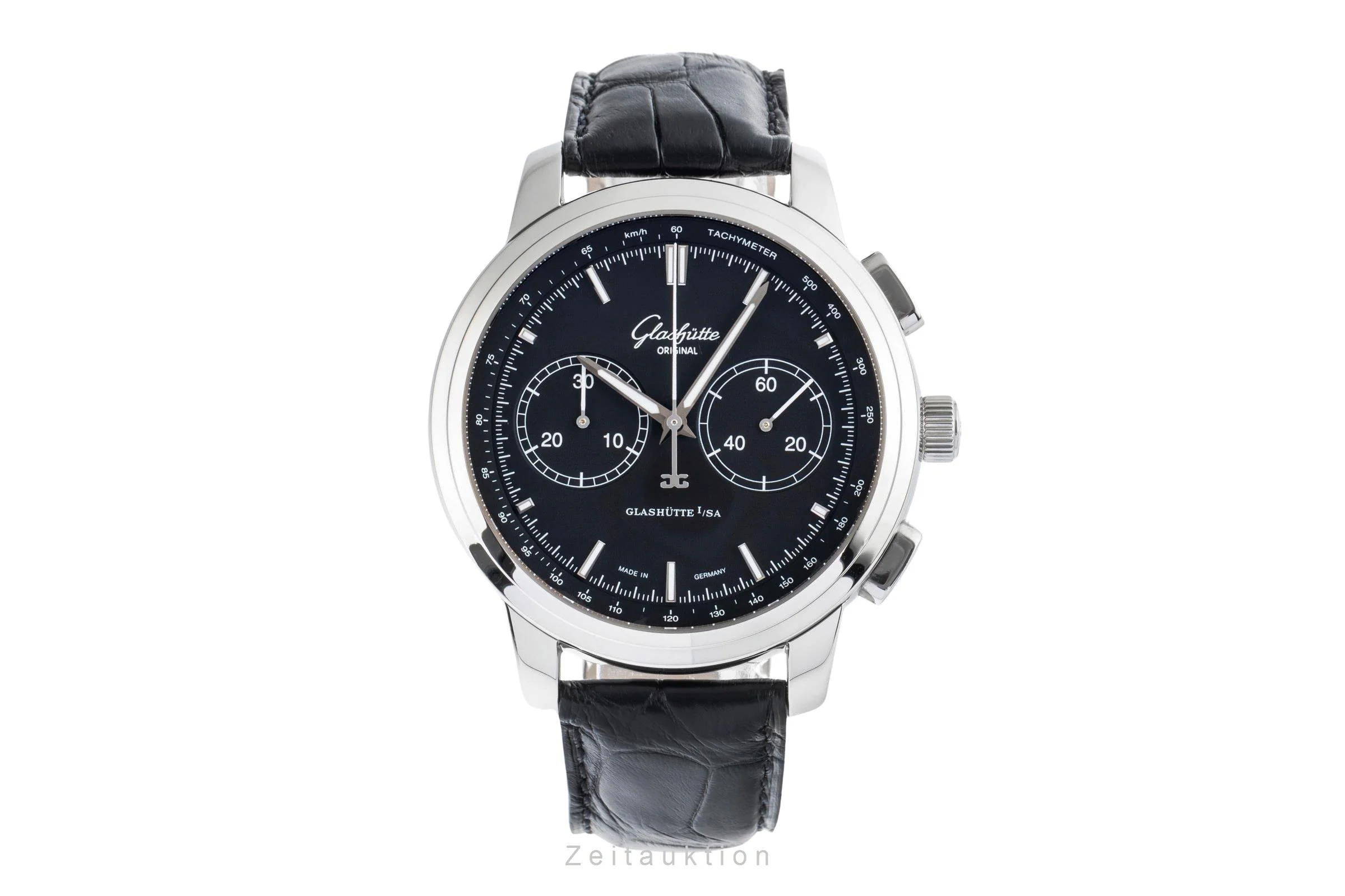 Glashütte Senator chronograph steel automatic men's watch 1-39-34-20-42-04  [2503925] - Image 5