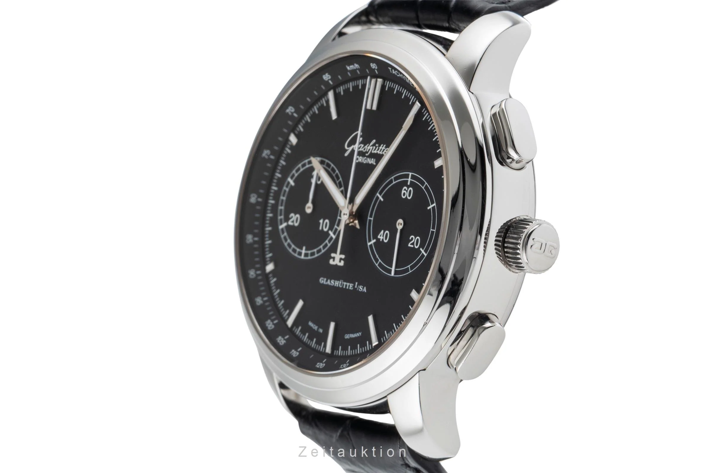 Glashütte Senator chronograph steel automatic men's watch 1-39-34-20-42-04  [2503925] - Image 7