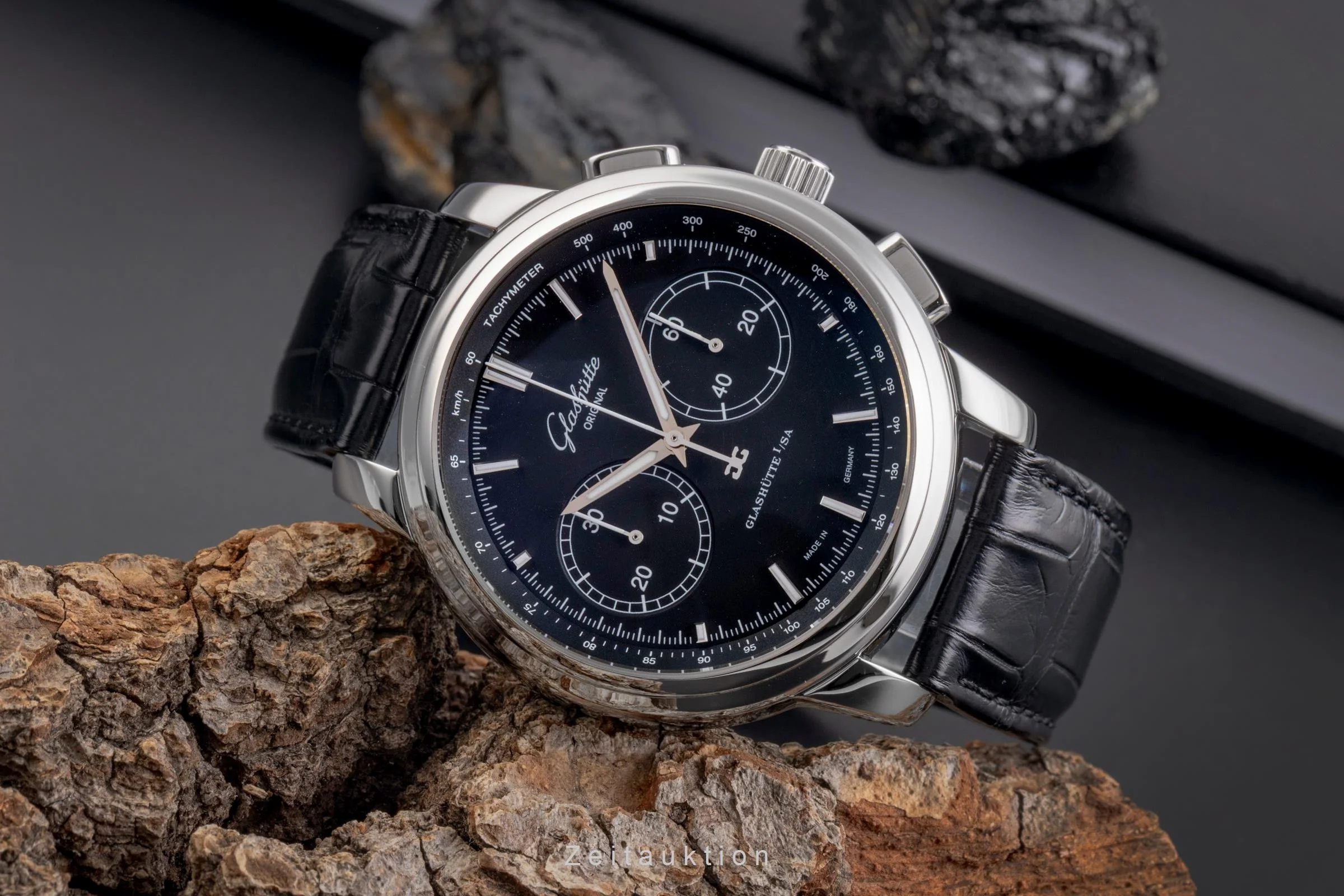 Glashütte Senator chronograph steel automatic men's watch 1-39-34-20-42-04  [2505388] - Image 3
