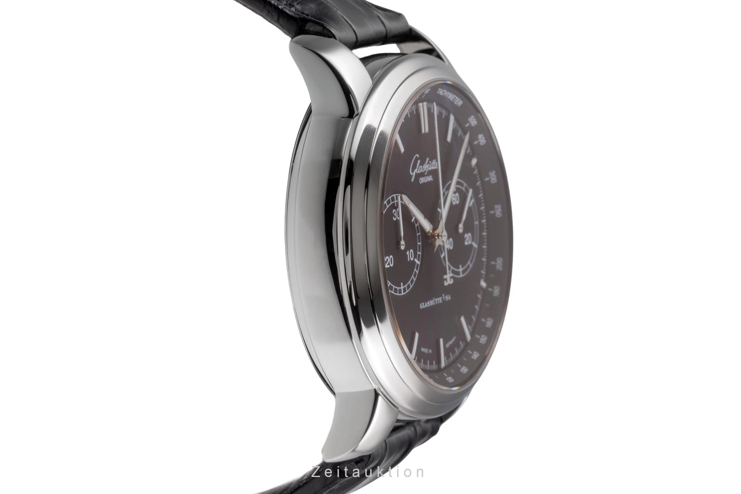 Glashütte Senator chronograph steel automatic men's watch 1-39-34-20-42-04  [2505388] - Image 8