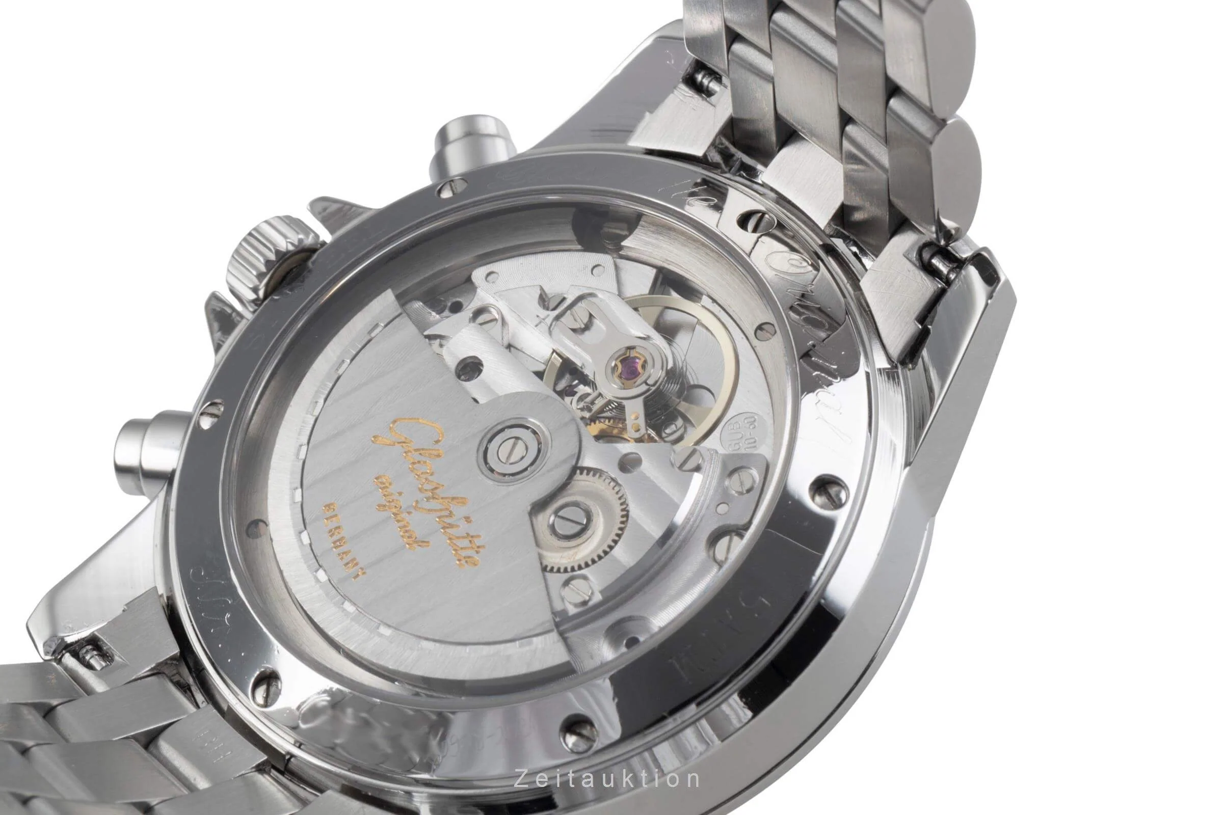 Glashütte Senator chronograph steel automatic men's watch 10-66-02-03-04  [2406613] - Image 10