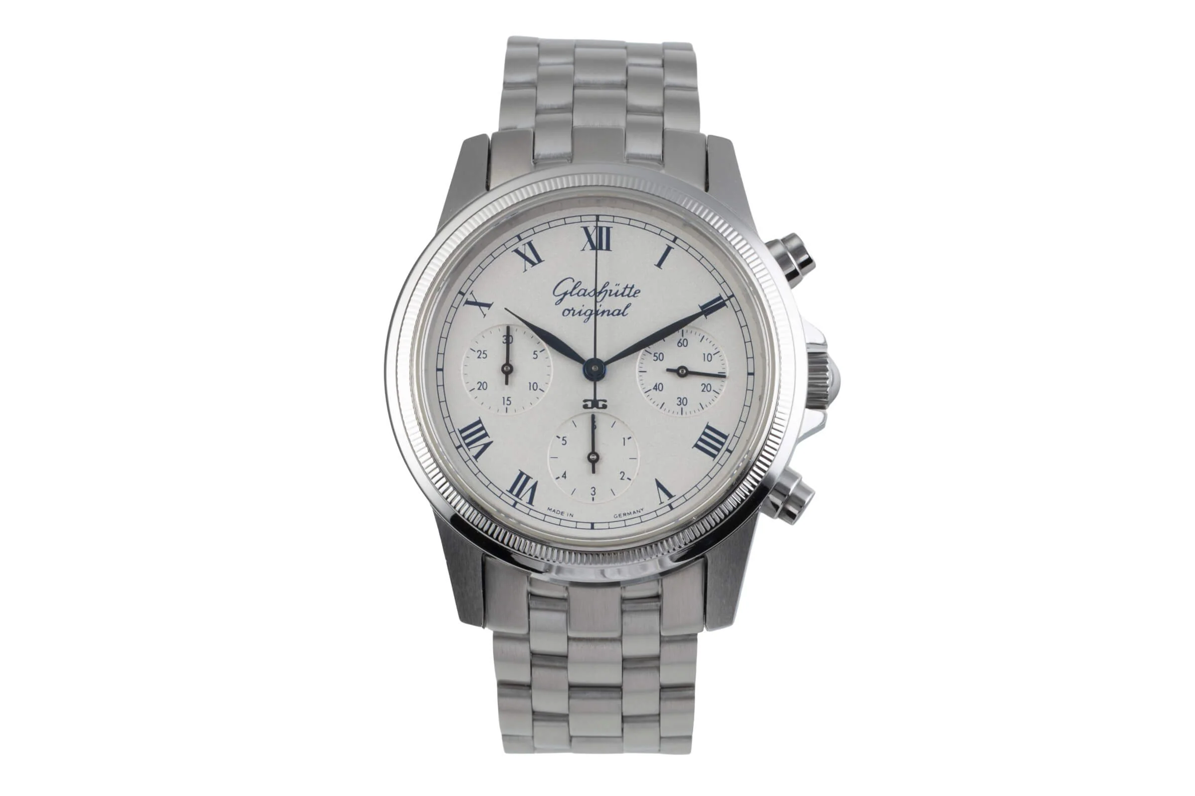 Glashütte Senator chronograph steel automatic men's watch 10-66-02-03-04  [2406613] - Image 5