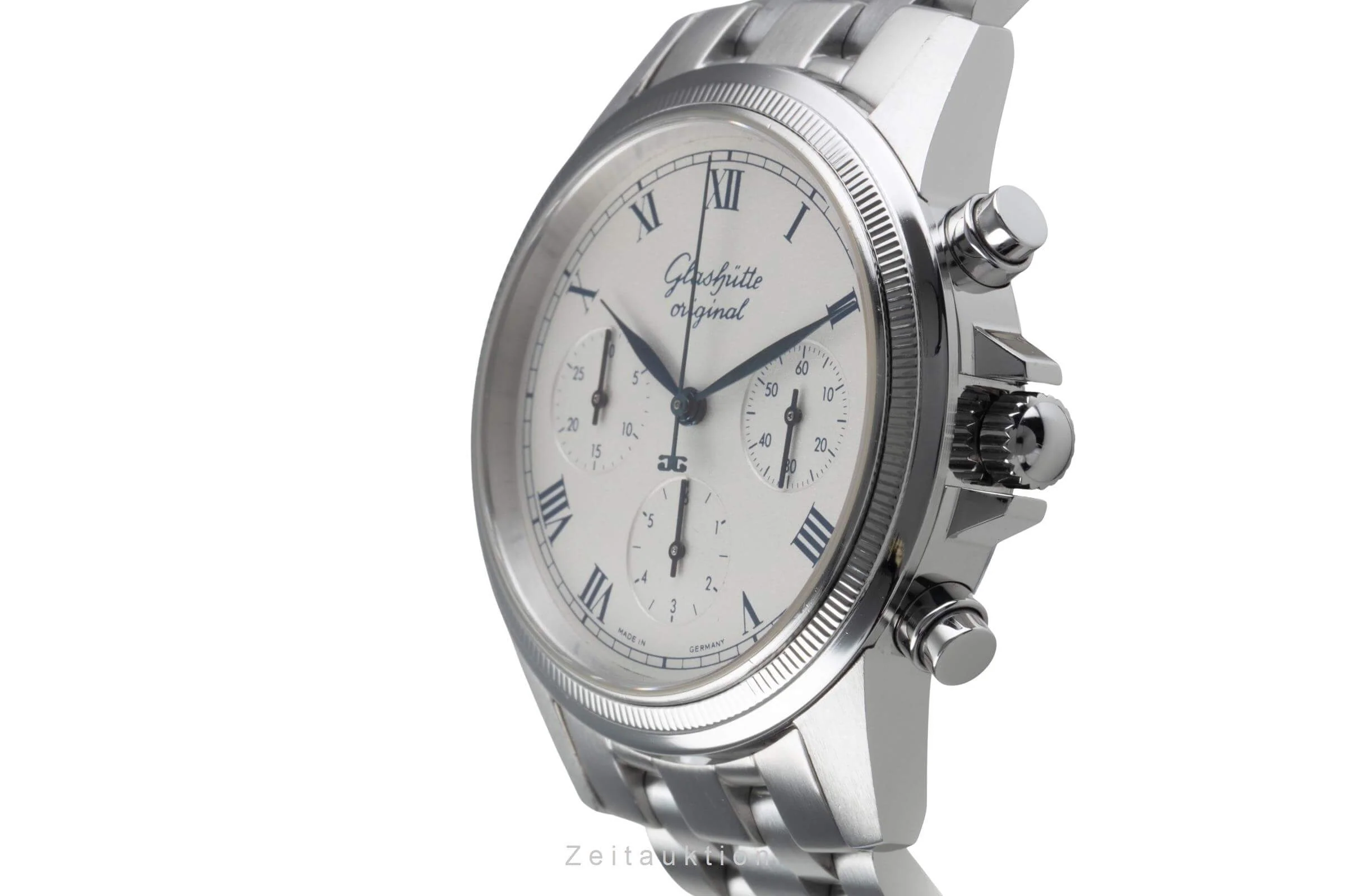 Glashütte Senator chronograph steel automatic men's watch 10-66-02-03-04  [2406613] - Image 7