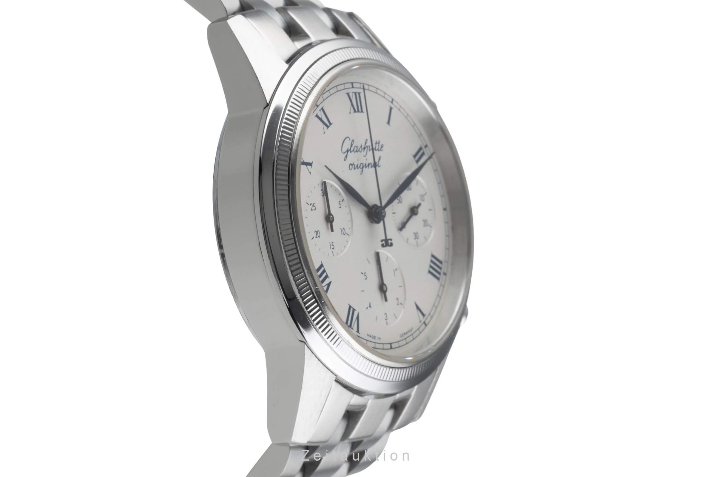 Glashütte Senator chronograph steel automatic men's watch 10-66-02-03-04  [2406613] - Image 8